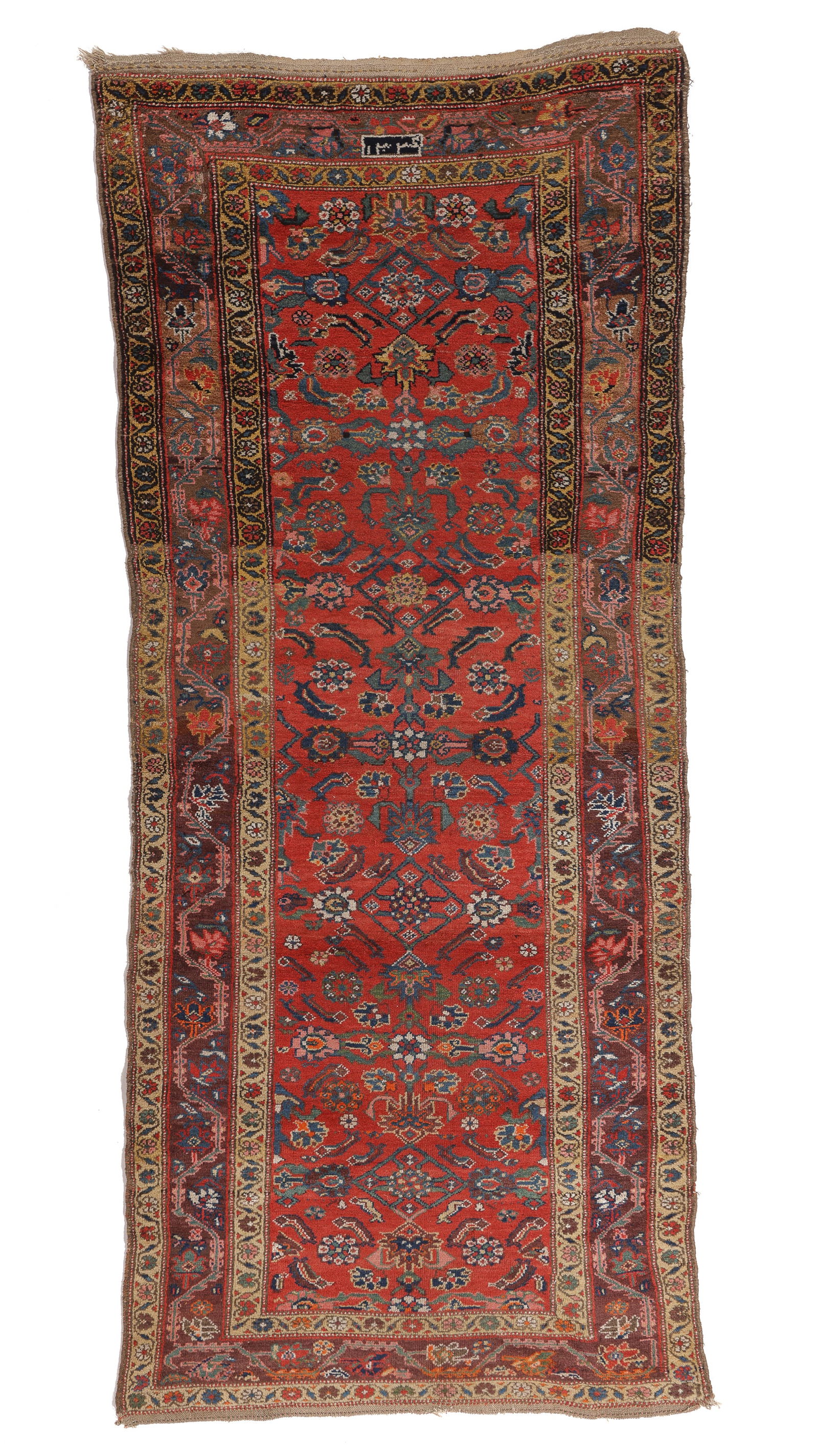 West Persian Kurd Rug, Early 20th C., 3'8'' x 8'10'' (1 of 7)