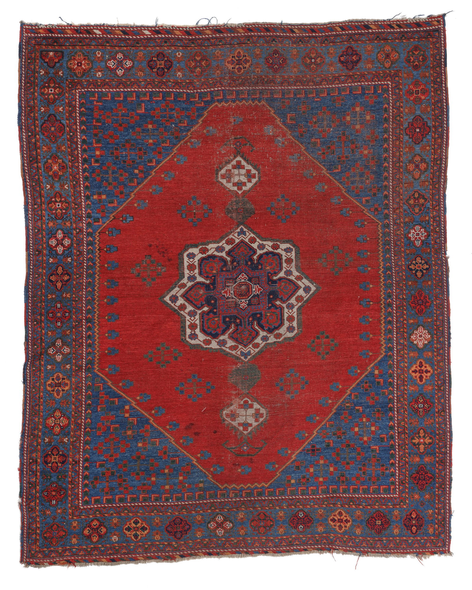 Afshar Rug, Persia, Late 19th C., 4'10'' x 5'10'' (1 of 6)