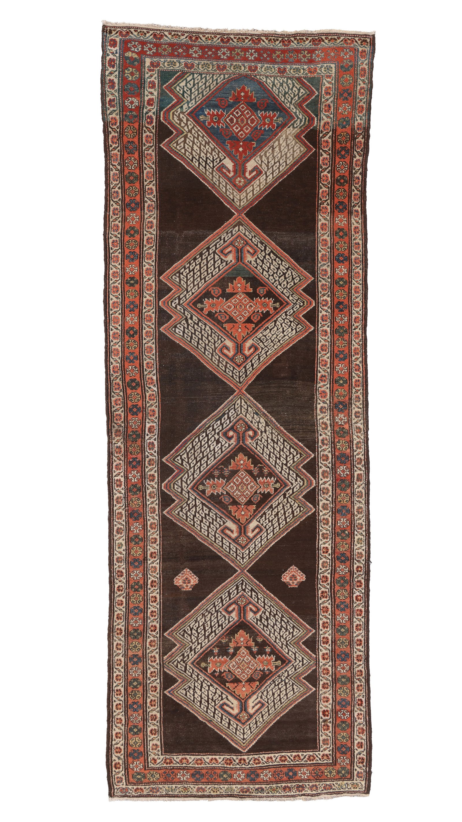 Malayer Rug, Persia, Ca. 1910, 3'10'' x 11'1'' (1 of 6)