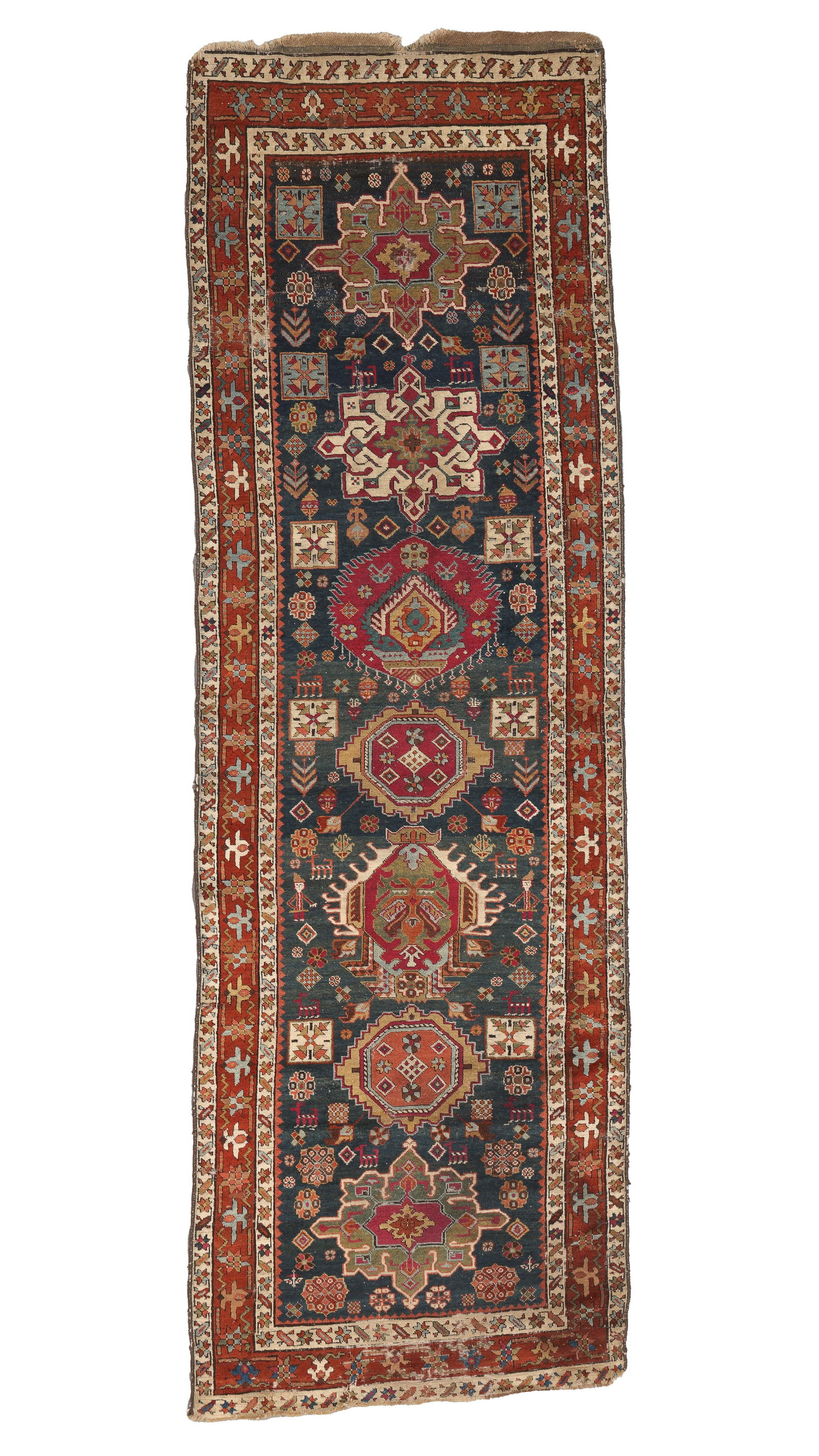 Karadagh Rug, Northwest Persia, Ca. 1875, 3'1'' x 9'11'' (1 of 6)