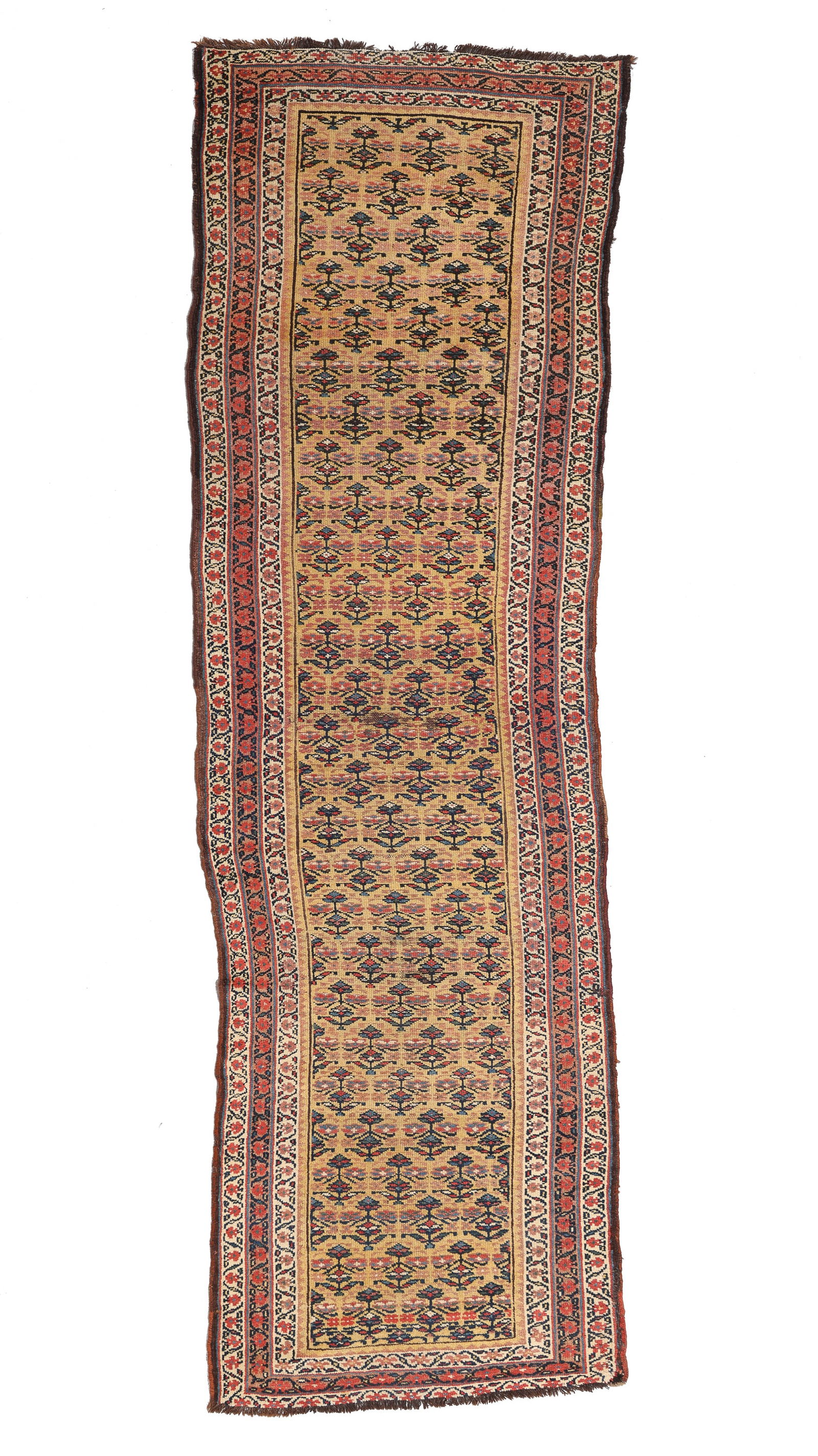 West Persian Kurd Rug, Late 19th C., 2'11'' x 9'8'' (1 of 7)