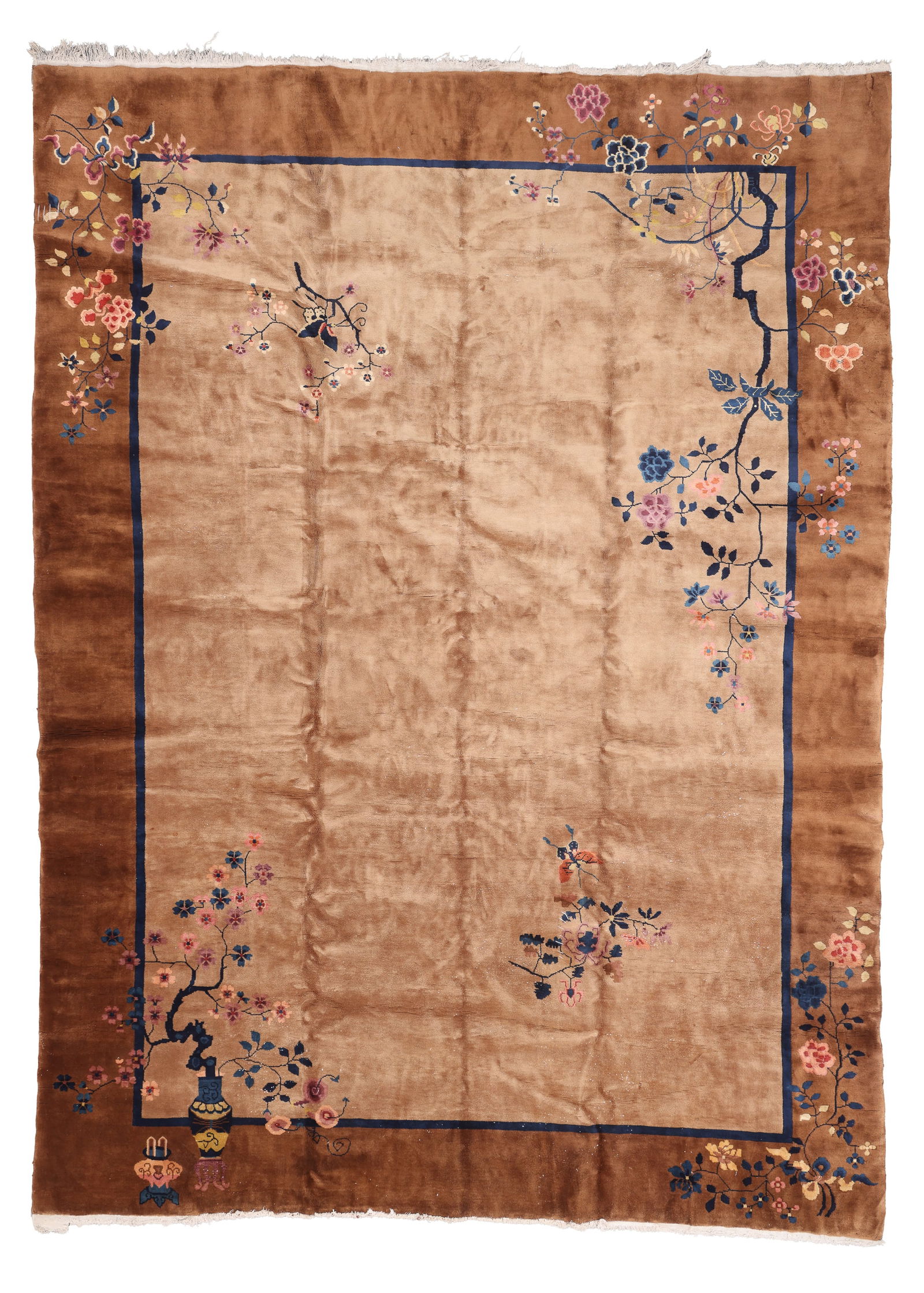 Chinese Art Deco Rug, Ca. 1930's/40's, 9'10'' x 13'1'' (1 of 8)