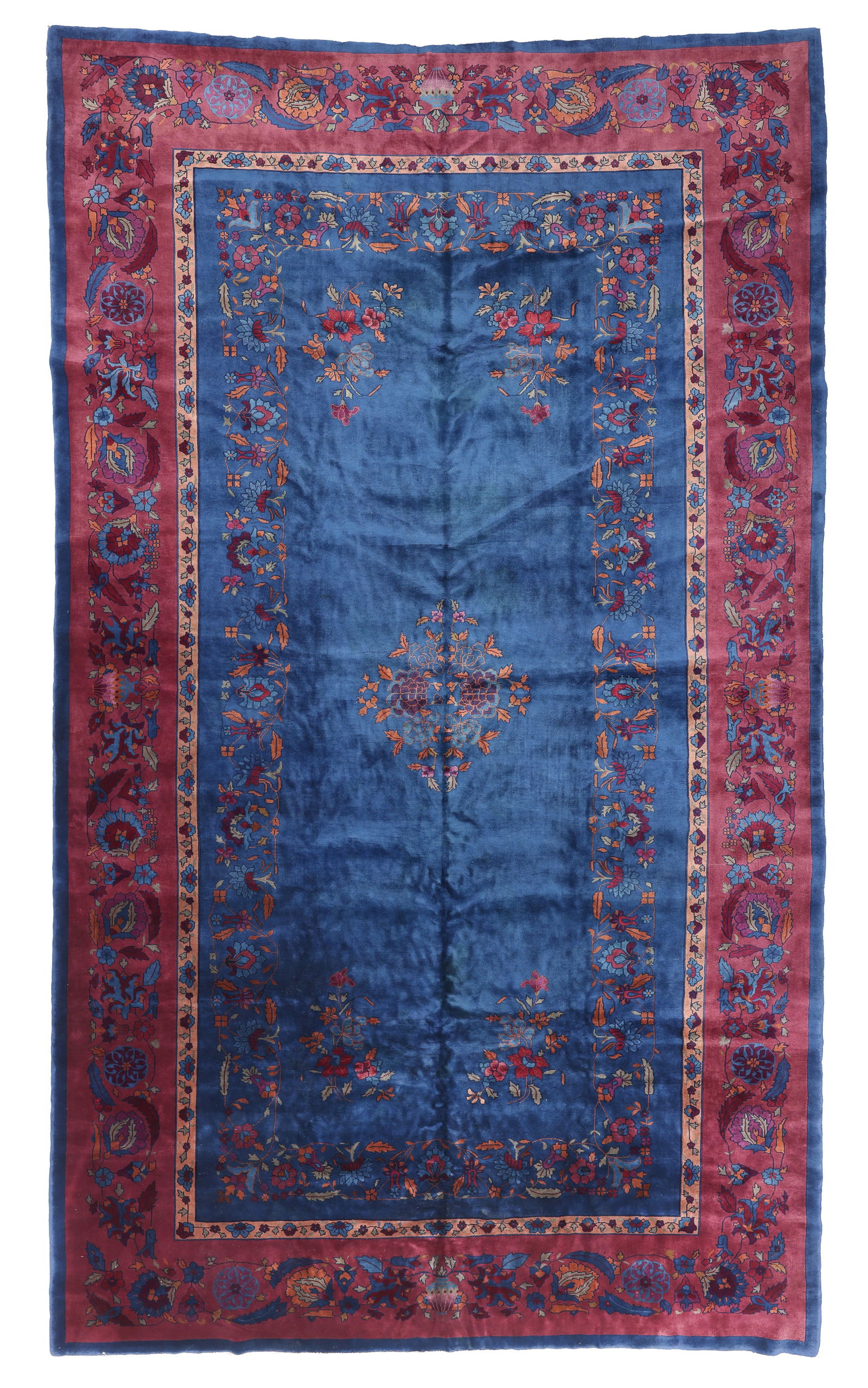 Mansion-Size Chinese Art Deco Rug, Ca. 1930's/40's, 10'3'' x 17'5'' (1 of 7)