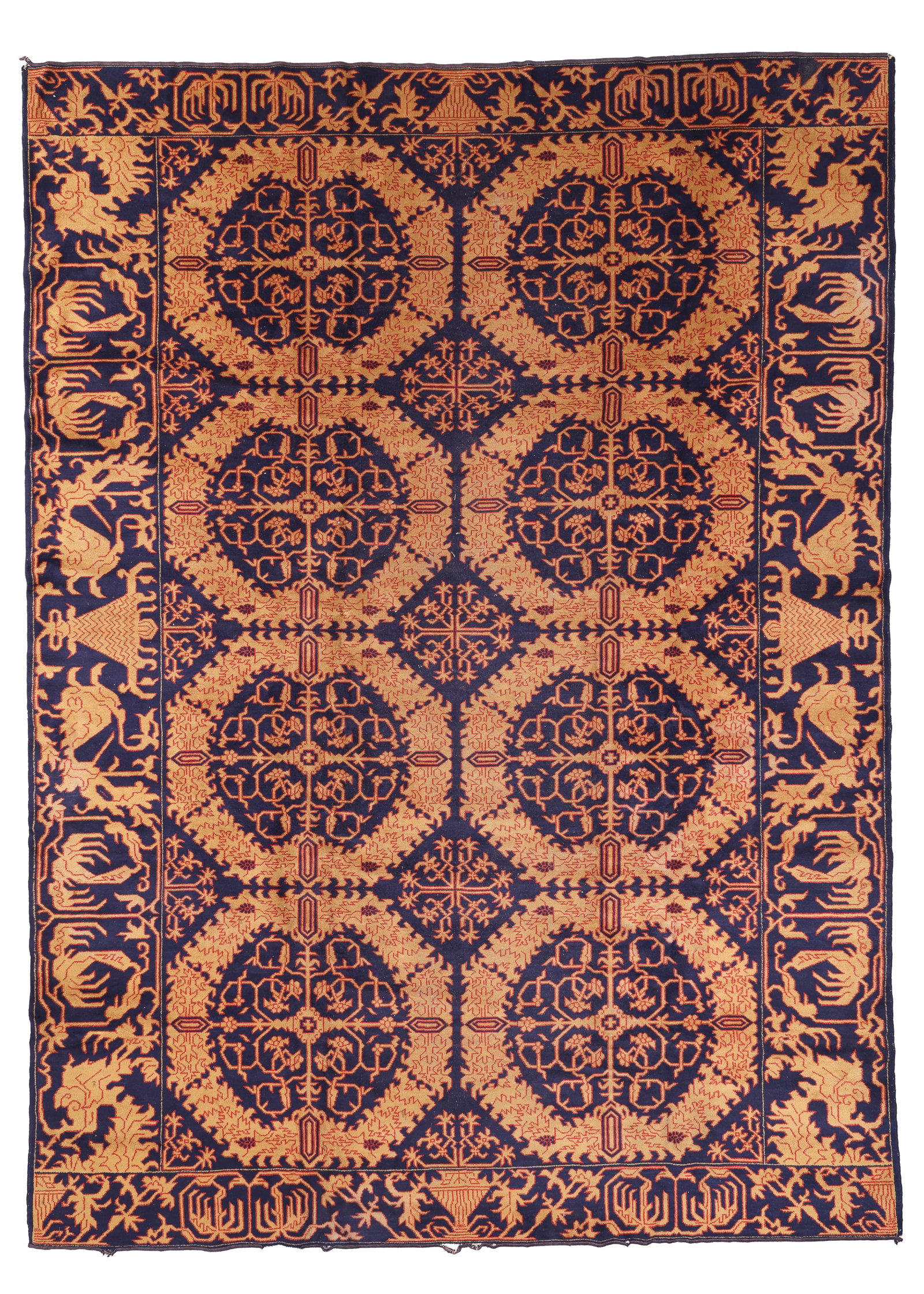 Hispano Moresque Style Rug, Turkey, Early 20th C., 10'1'' x 13'7'' (1 of 6)