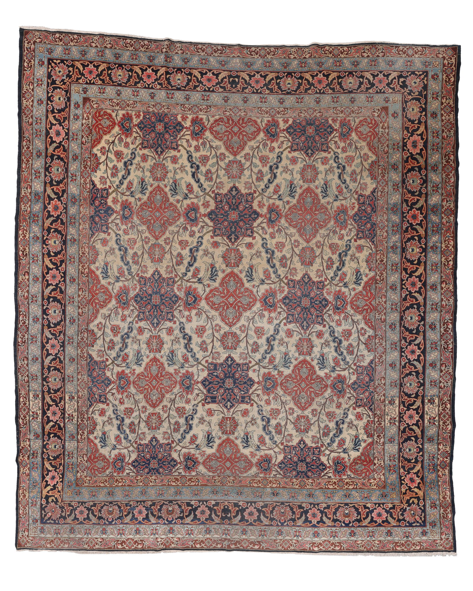 Tehran Rug, Persia, Ca. 1900, 10'11'' x 13'0'' (1 of 9)