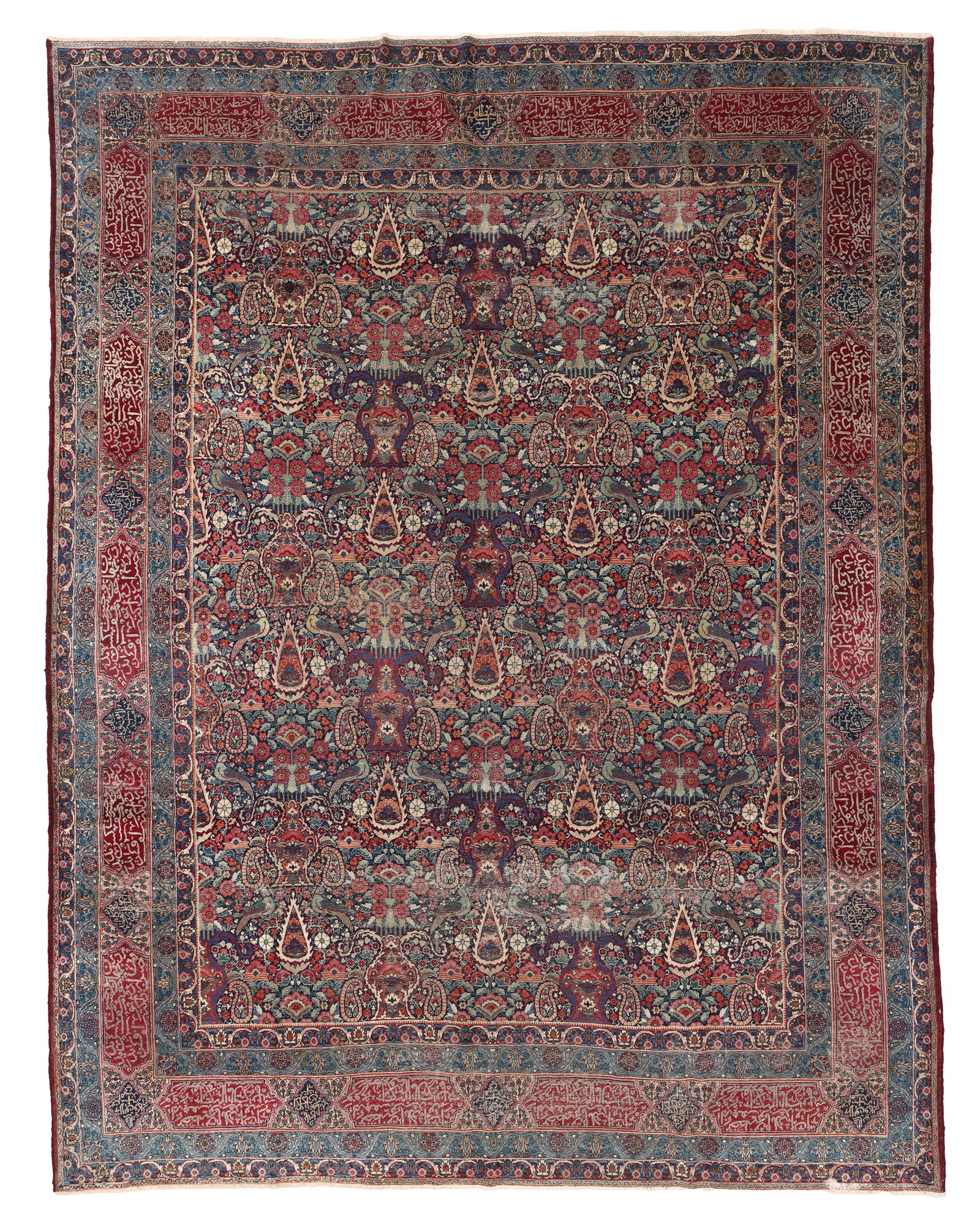 Kerman Rug, Persia, Ca. 1910, 8'9'' x 11'4'' (1 of 8)