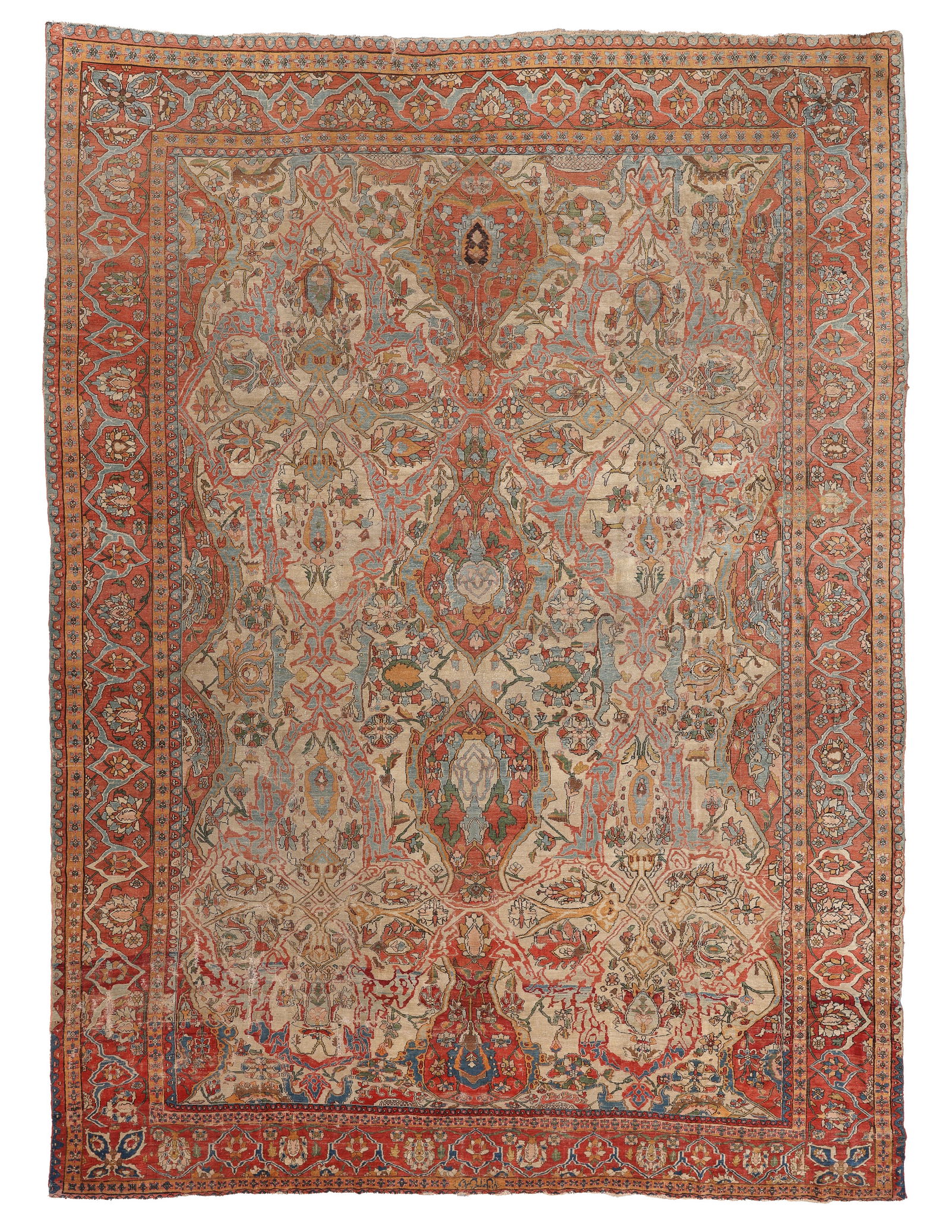 Fine Early Ferahan Rug, Persia, 19th C., 11'8'' x 15'10'' (1 of 8)