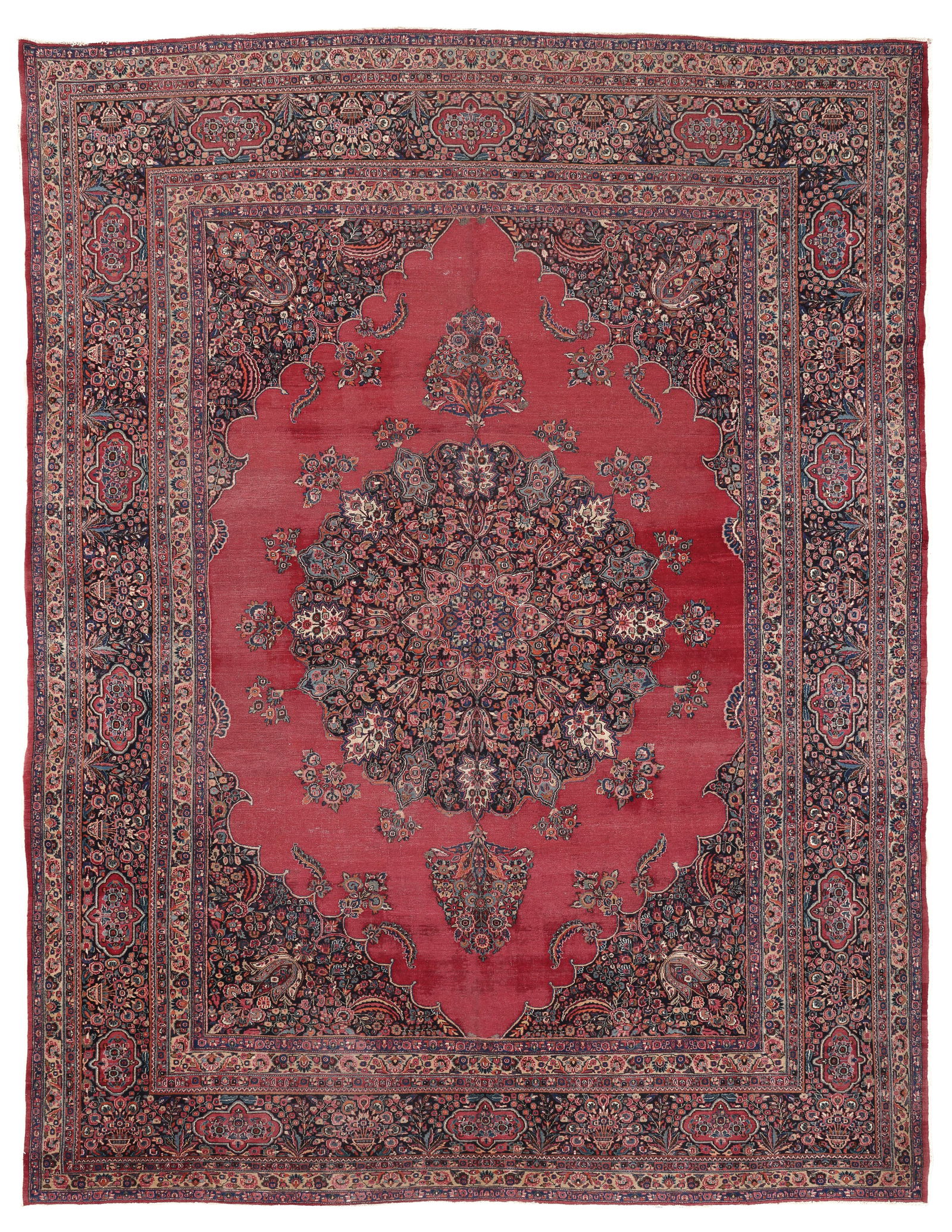Meshed Rug, Persia, Early 20th C., 10'8'' x 13'3'' (1 of 8)
