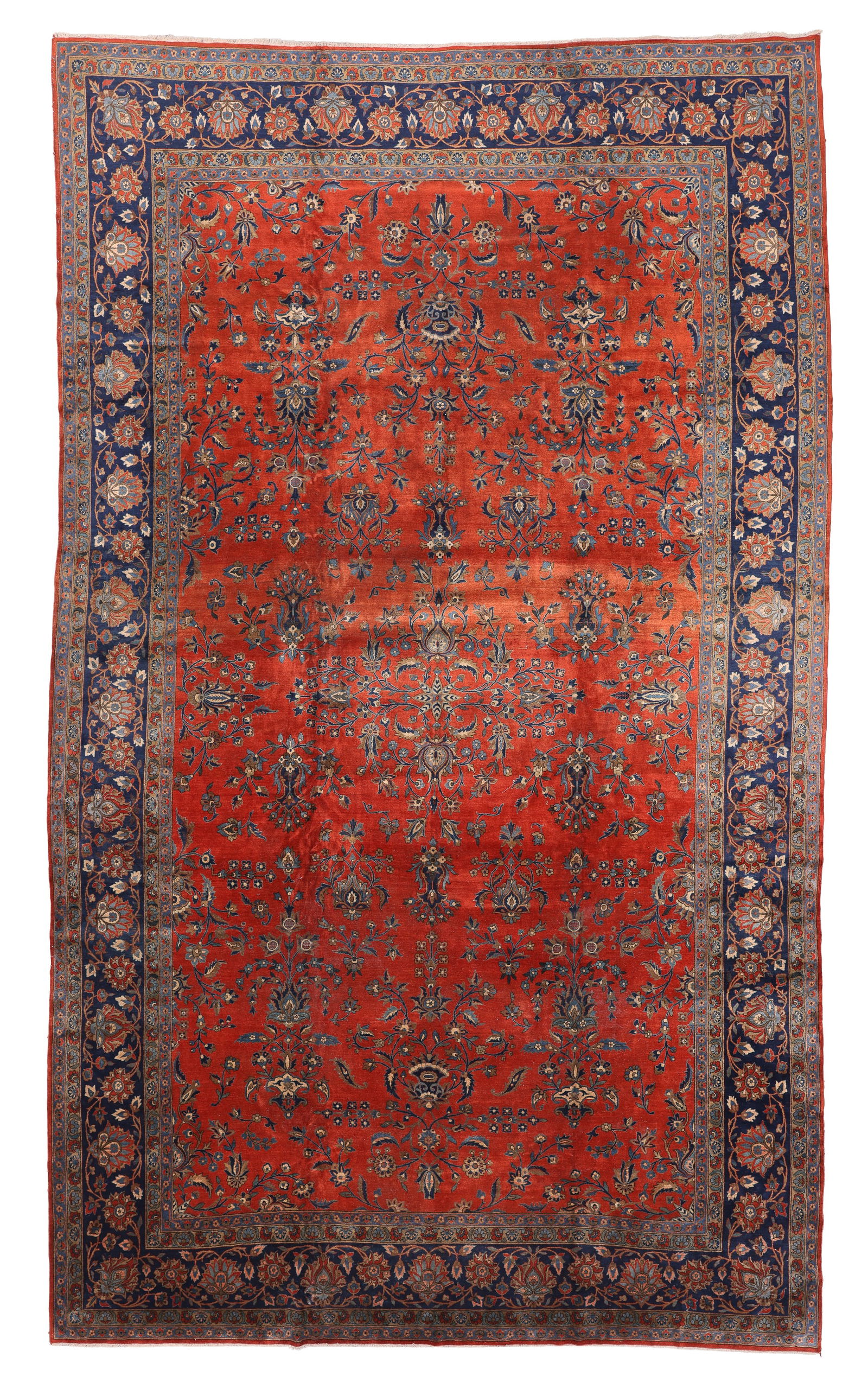 Mansion-Size Kashan Rug, Persia, Ca. 1910, 10'4'' x 17'5'' (1 of 9)