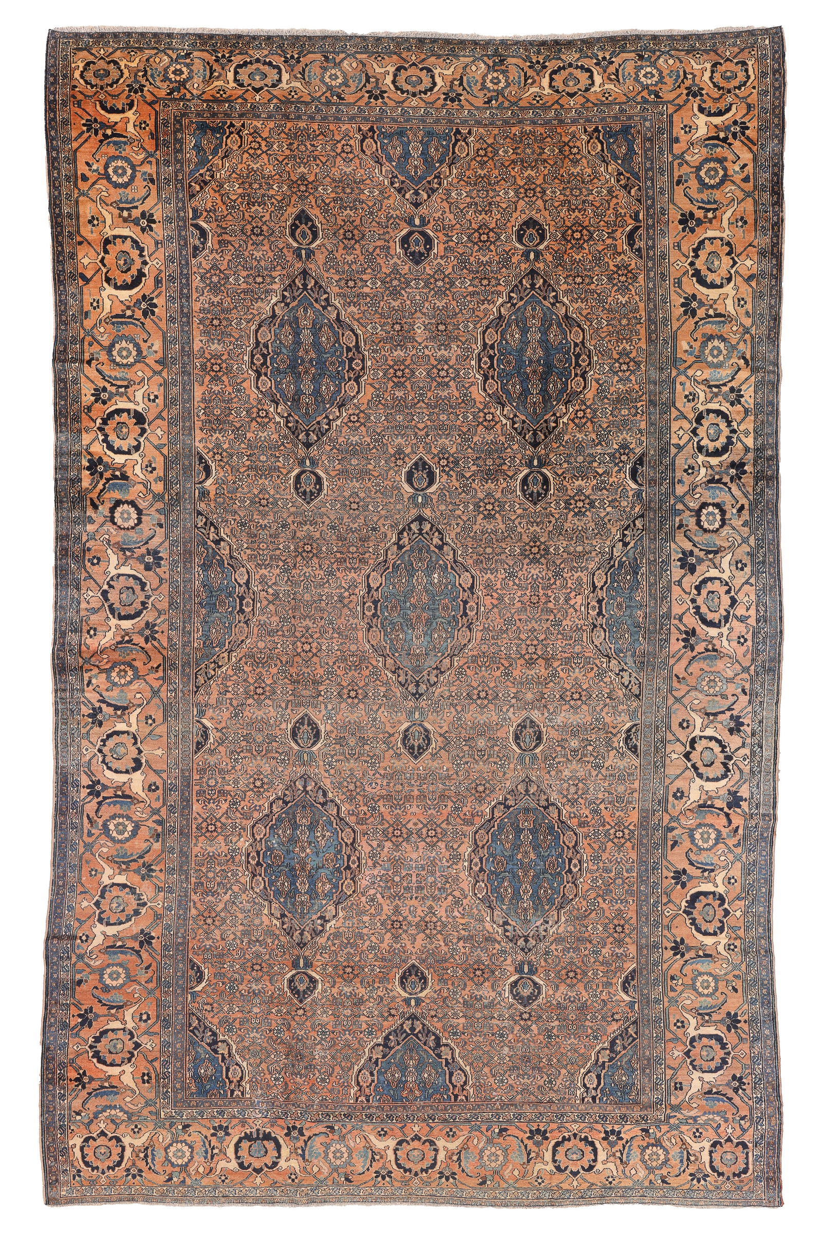 Mansion-Size Bibikabad Rug, Persia, Early 20th C., 10'3'' x 16'3'' (1 of 7)