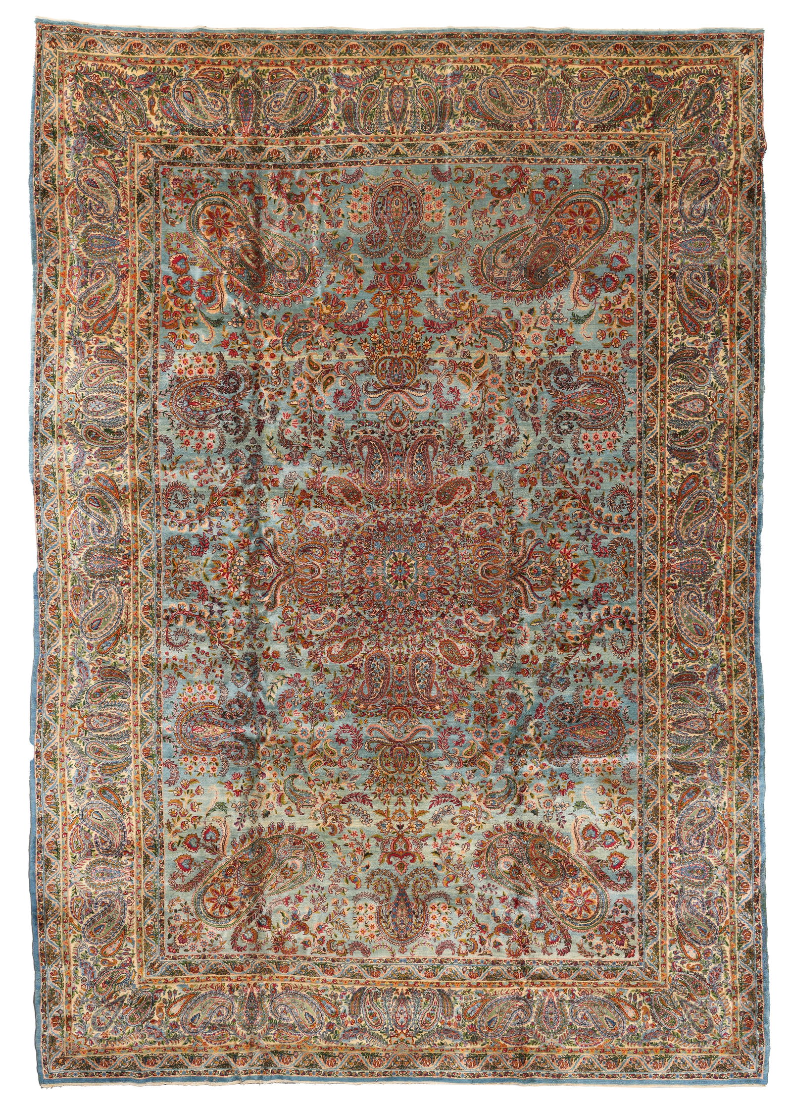 Kerman Rug, Persia, Ca. 1930's/40's, 9'6'' x 13'8'' (1 of 7)