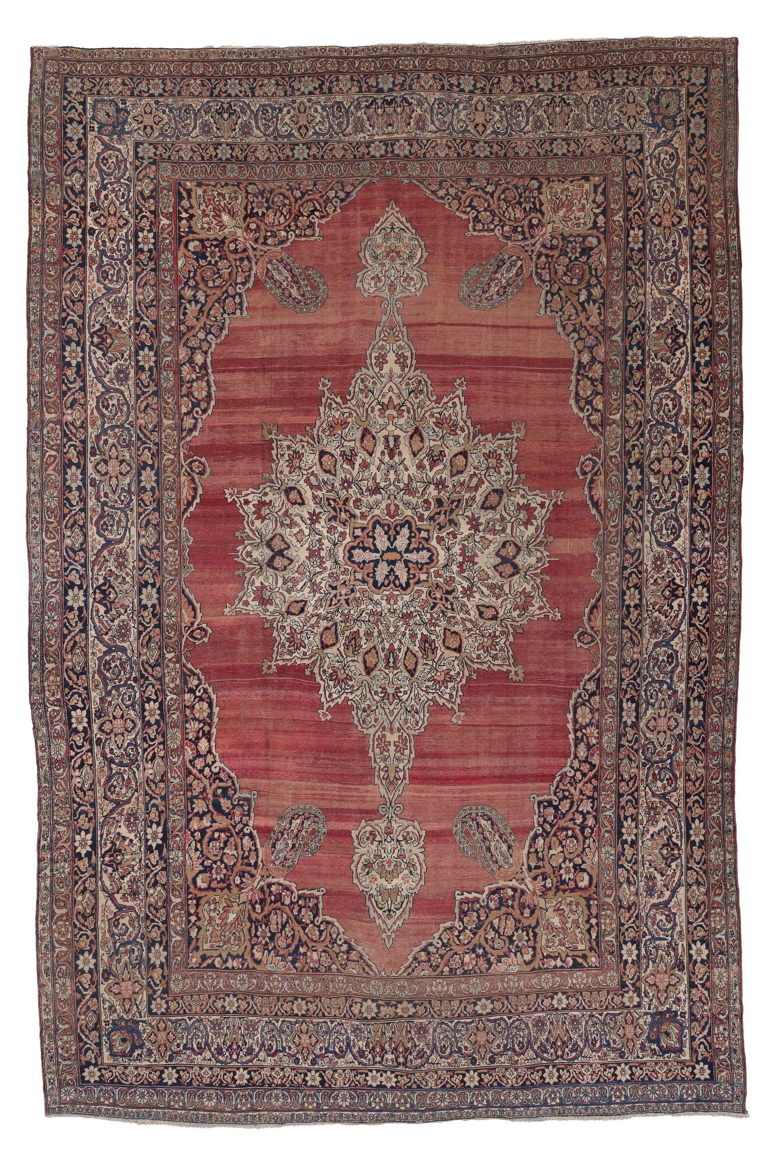 Mansion-Size Lavar Kerman Rug, Persia, Ca. 1890, 13'5'' x 20'5'' (1 of 9)