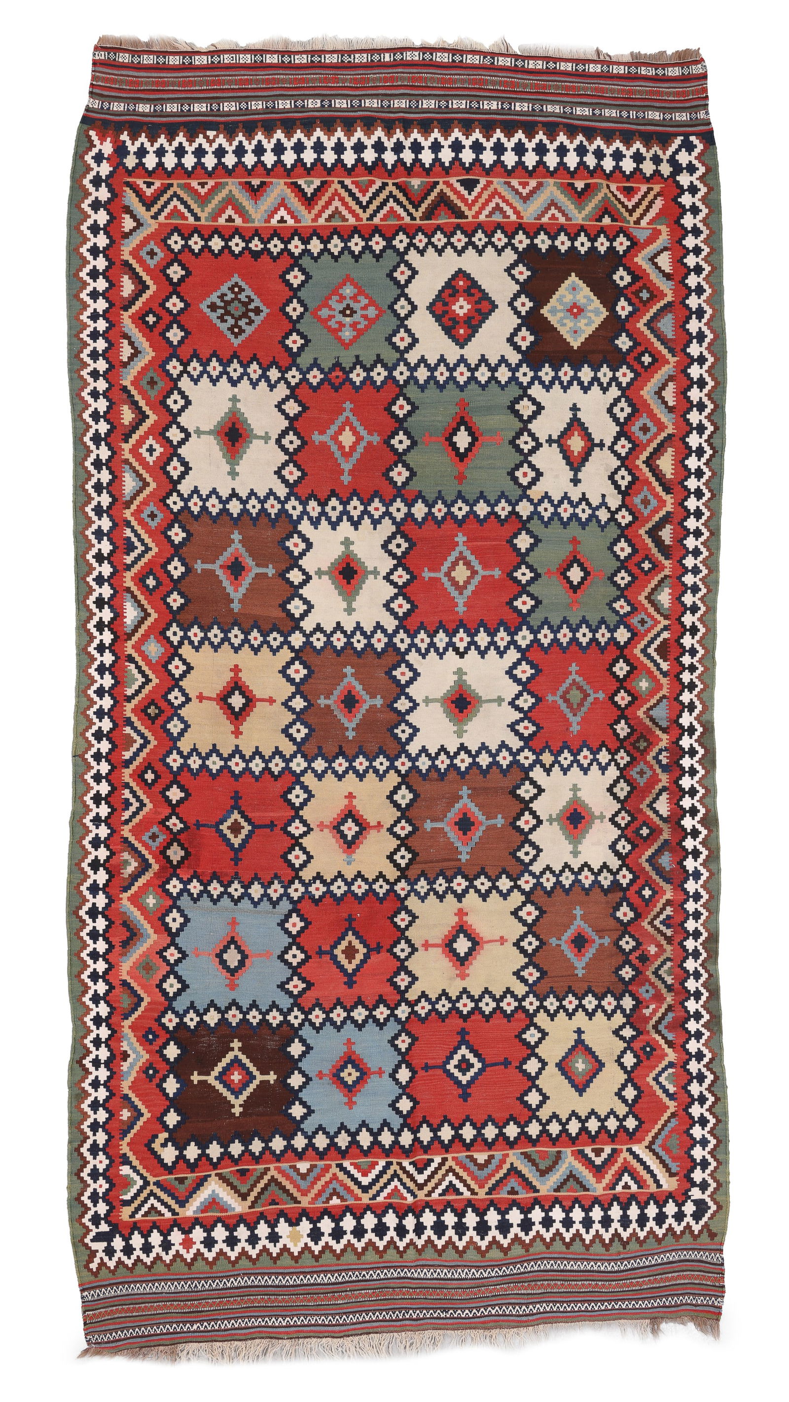 Gashgai Kilim, Persia, Ca. 1900, 5'4'' x 10'7'' (1 of 5)