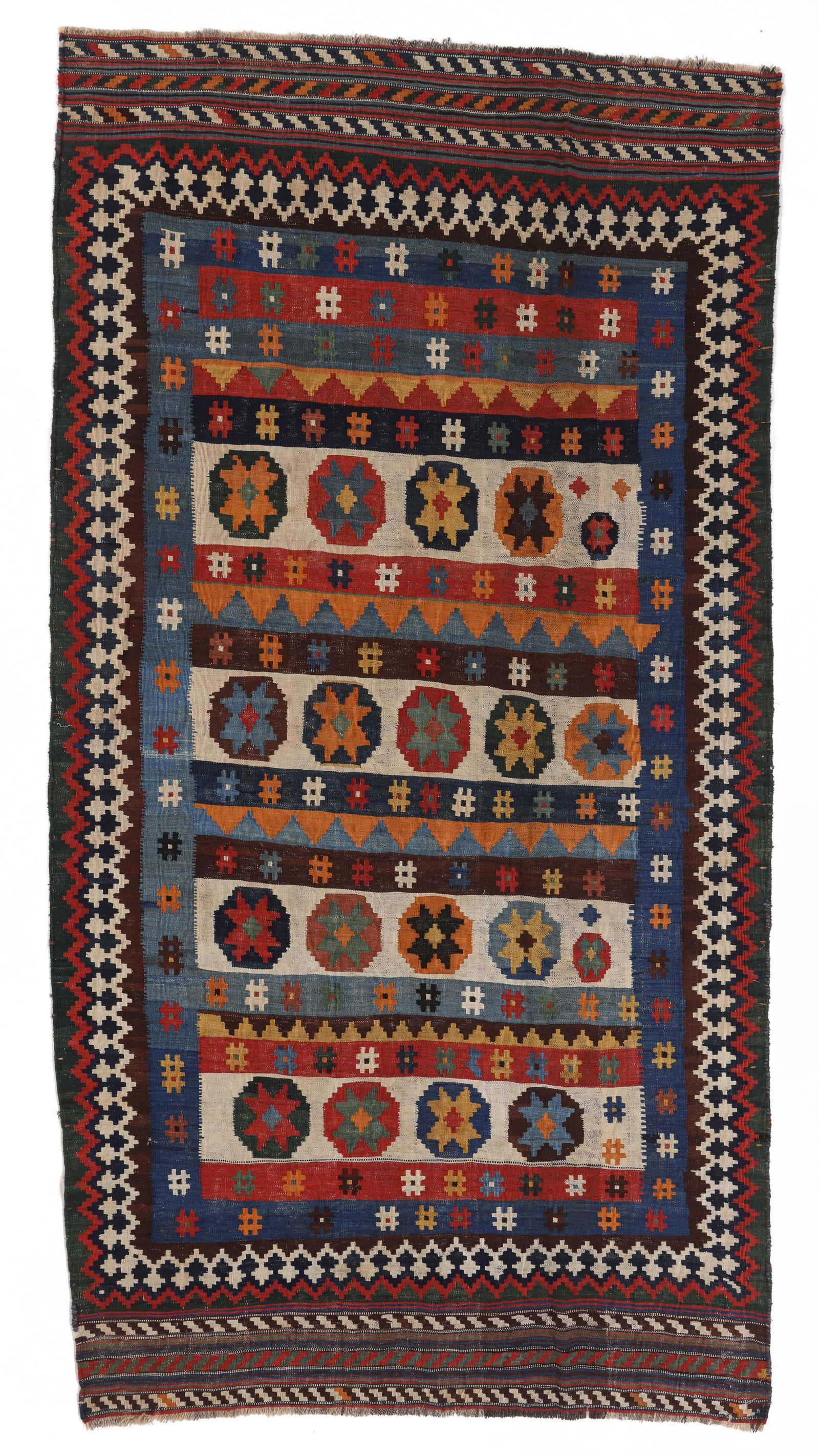 Gashgai Kilim, Persia, Ca. 1900, 4'9'' x 8'10'' (1 of 5)
