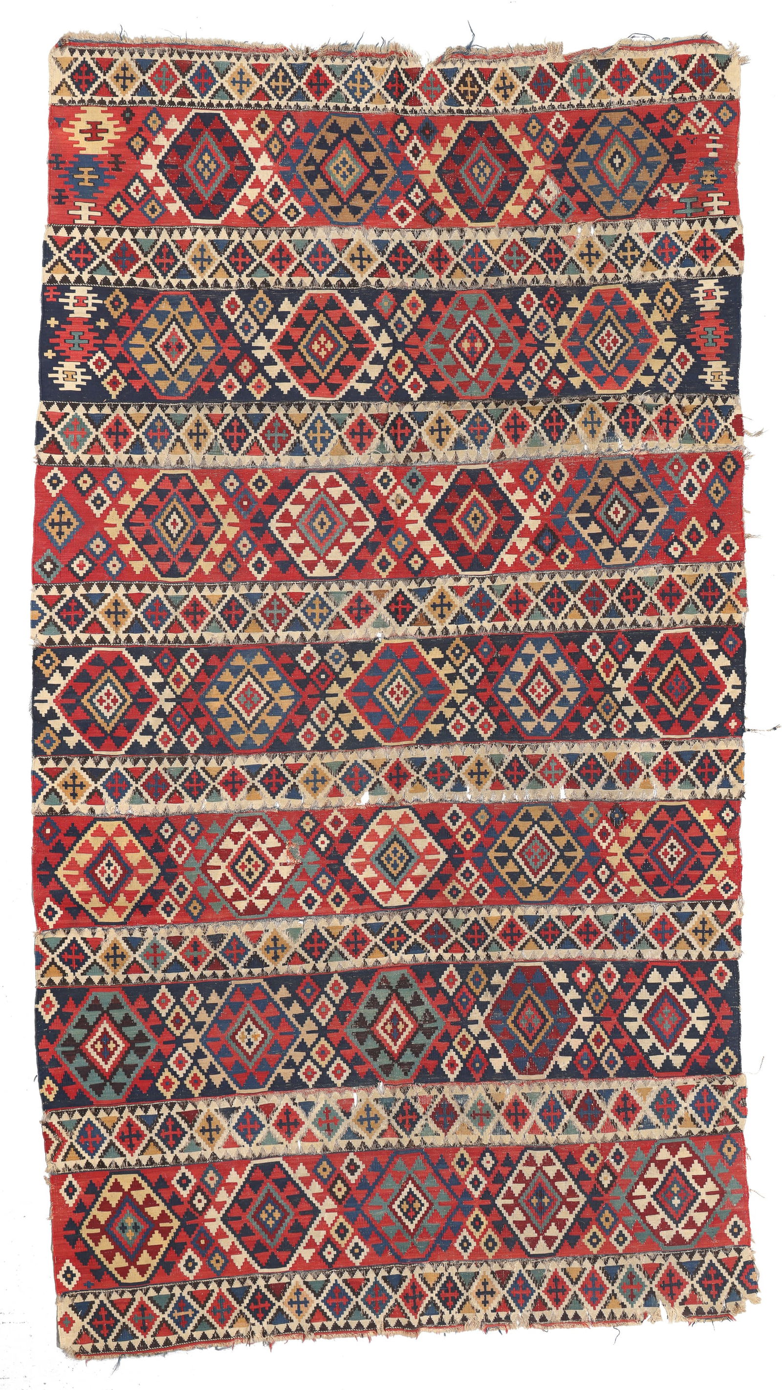 Fine Armenian Kilim, Caucasus, Mid 19th C., 5'4'' x 9'11'' (1 of 5)