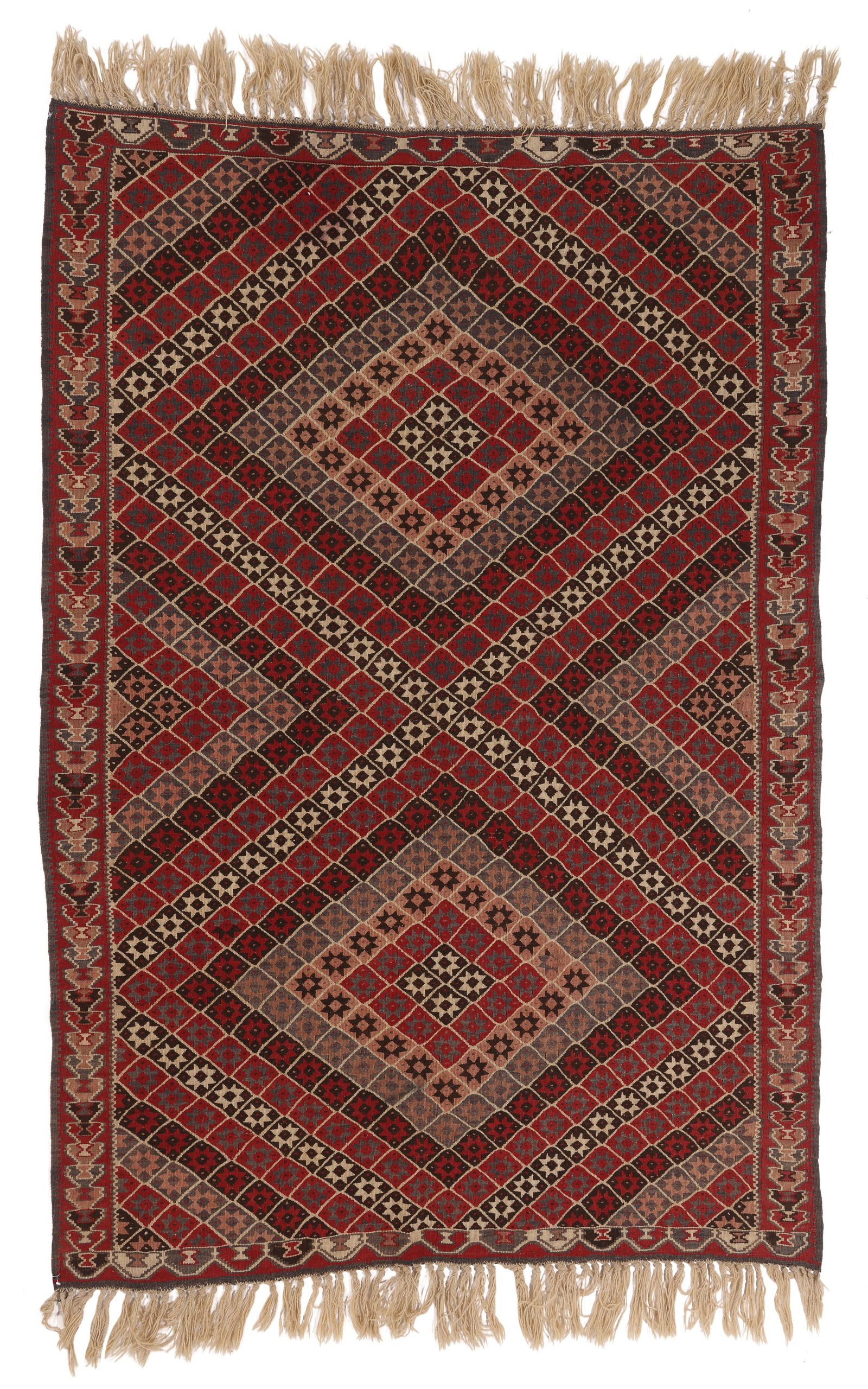 East Anatolian Kilim, Turkey, Mid 20th C., 4'6'' x 6'9'' (1 of 6)