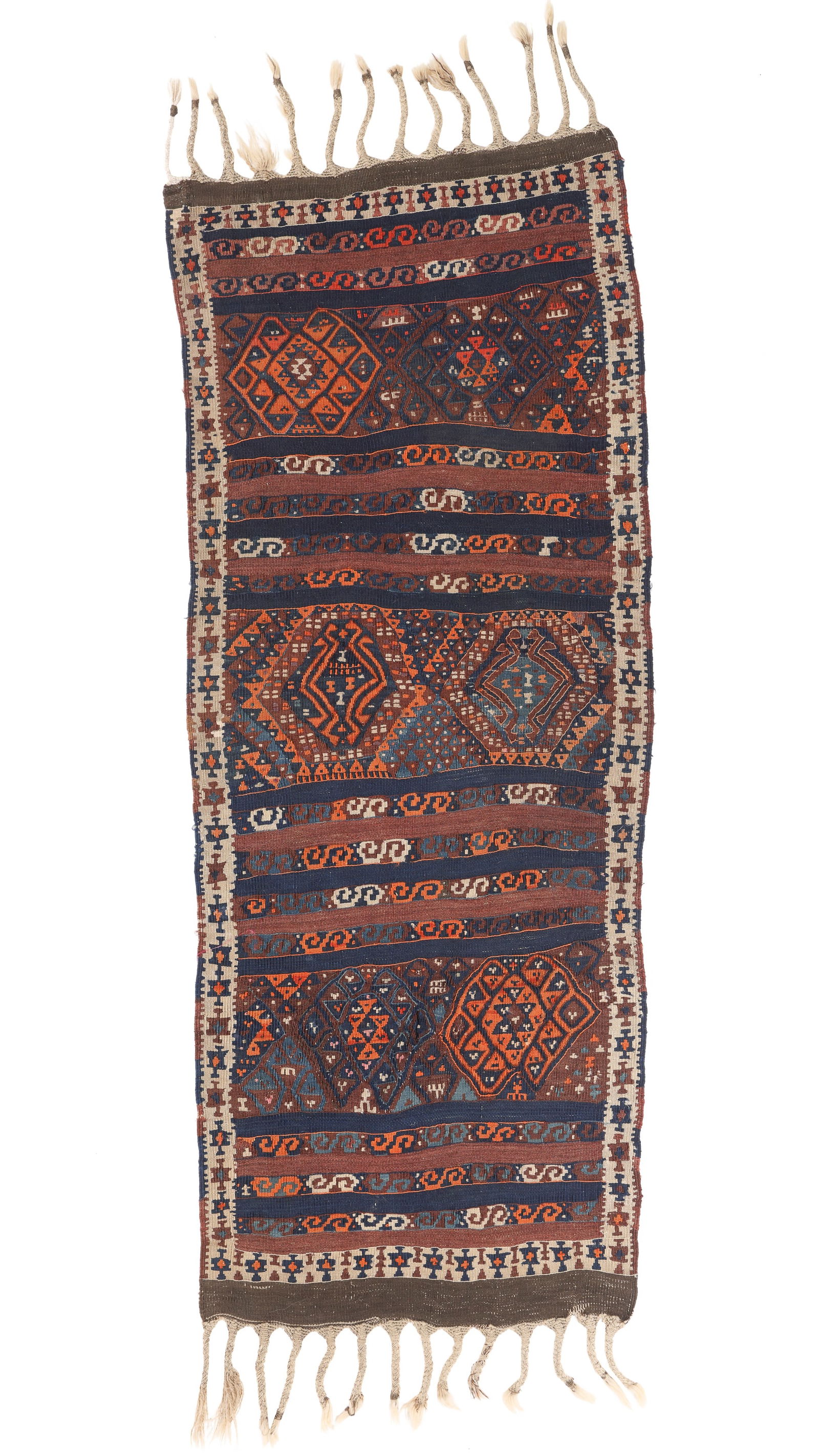 Kurd Kilim, Turkey, Mid 20th C., 2'7'' x 6'7'' (1 of 5)