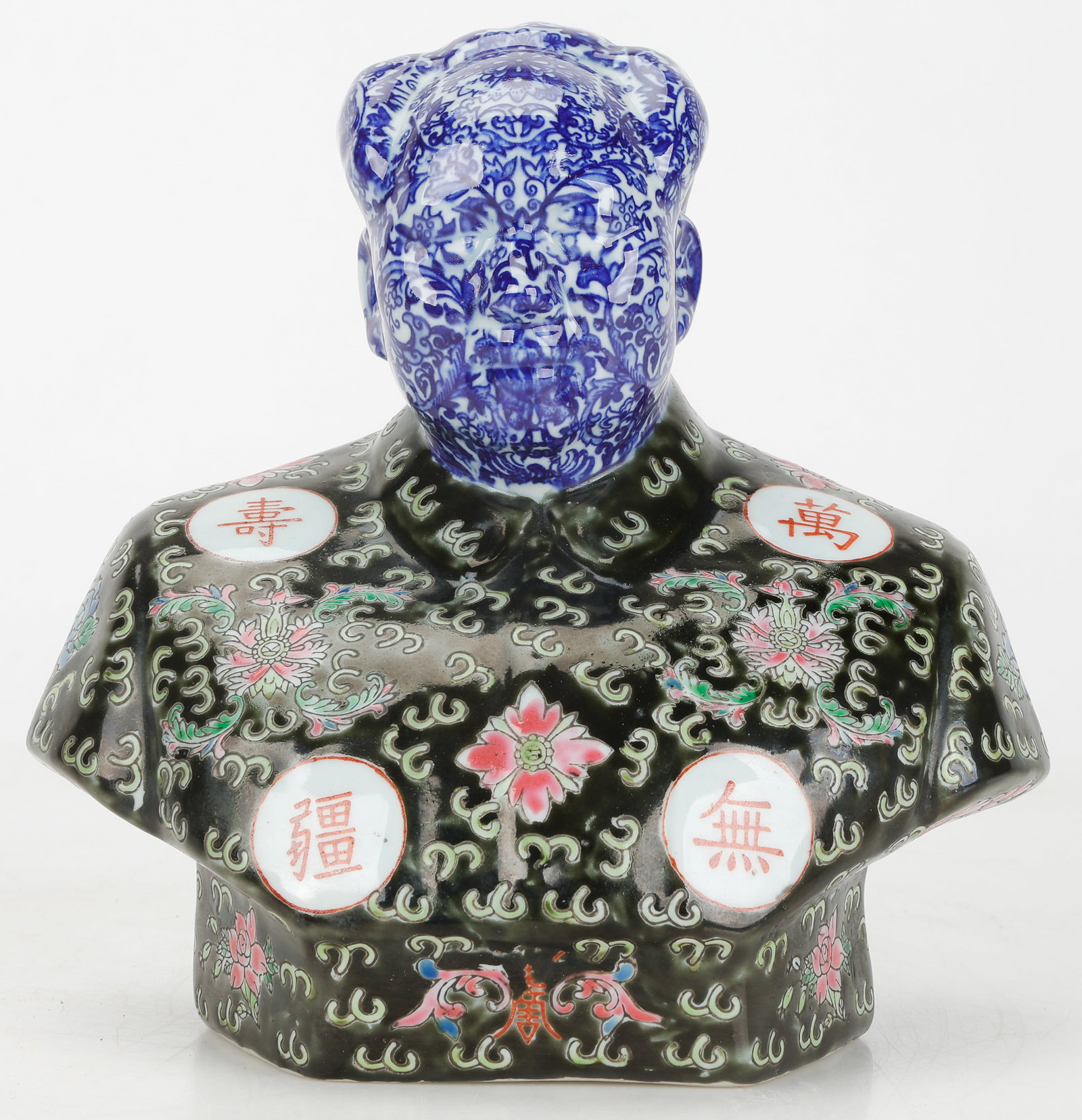 Huang Yan (Chinese, b.1966) Bust of Mao Zedong, 2004, Porcelain, H: 8" (1 of 7)