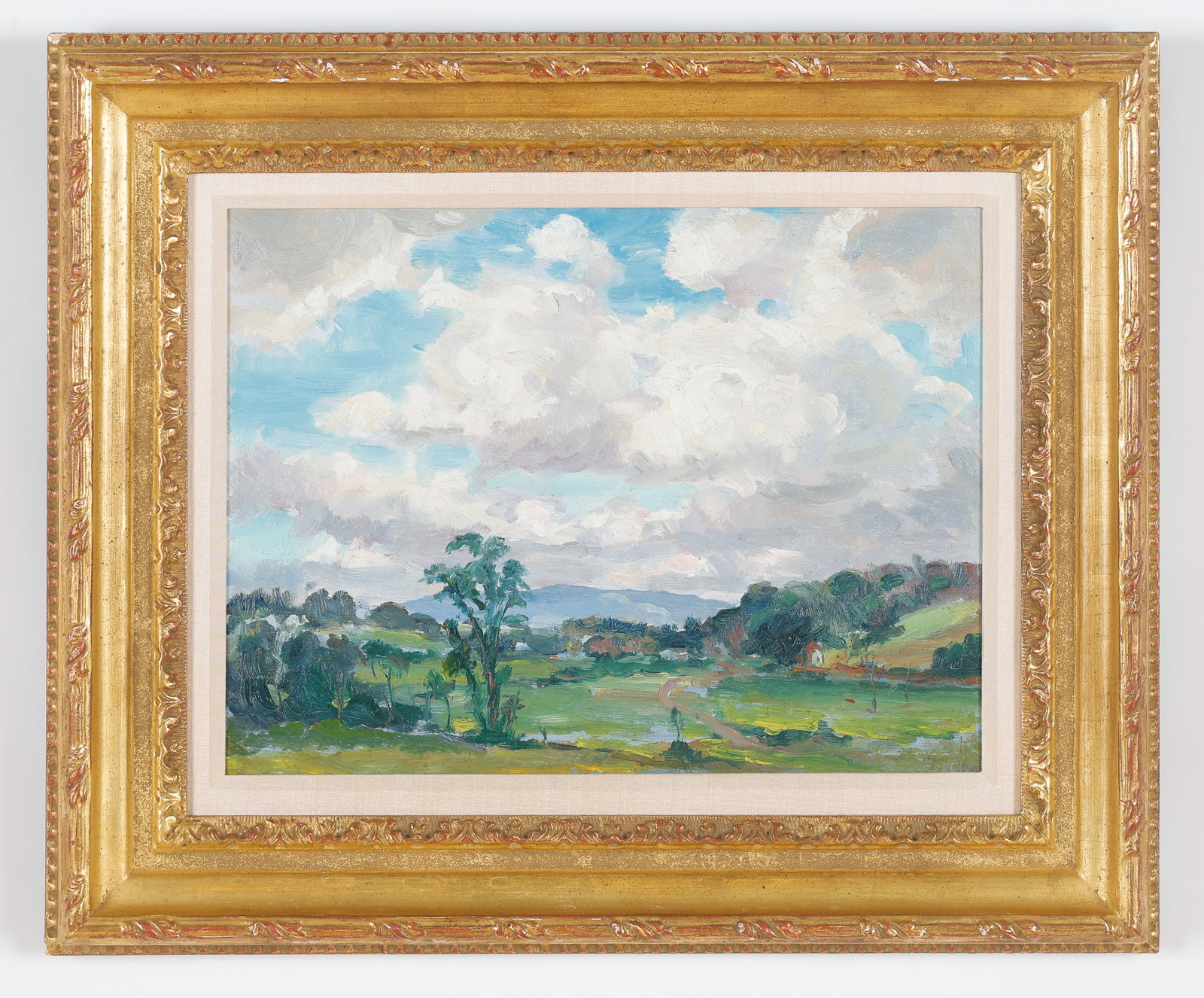 Reynolds Beal (American, 1866-1951) Painting "Middlehope Valley," 1908, 12" x 16" (1 of 2)