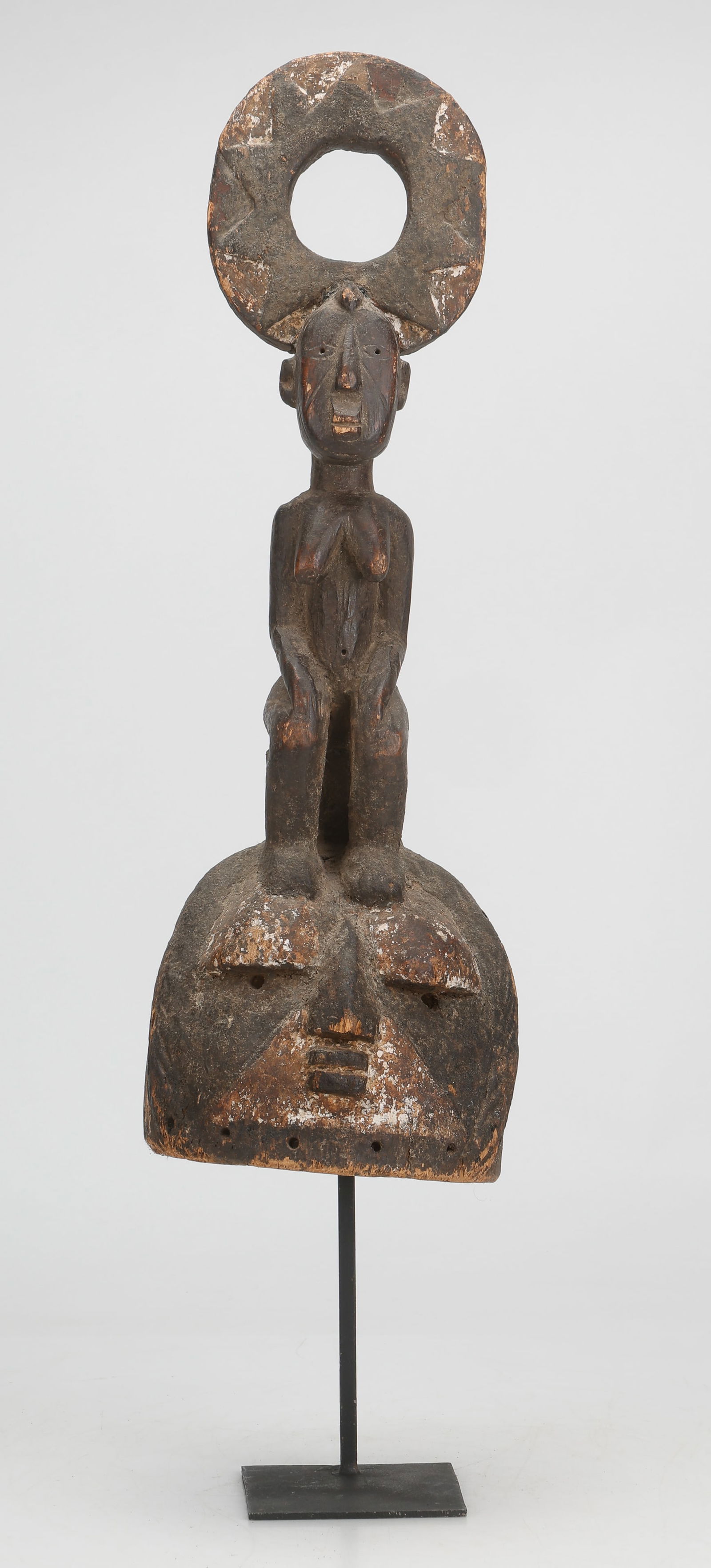 African Mossi Ancestor Mask, Burkina Faso, H: 24" (1 of 6)