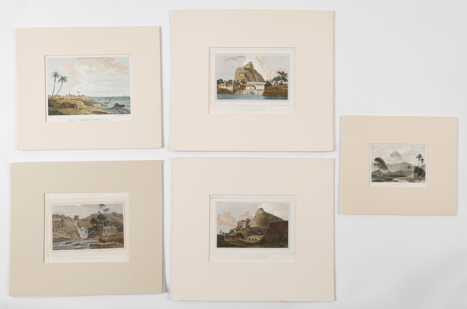 Thomas Daniell (1749-1840) and William Daniell (1769-1837) 5 Aquatint Engravings (1 of 7)