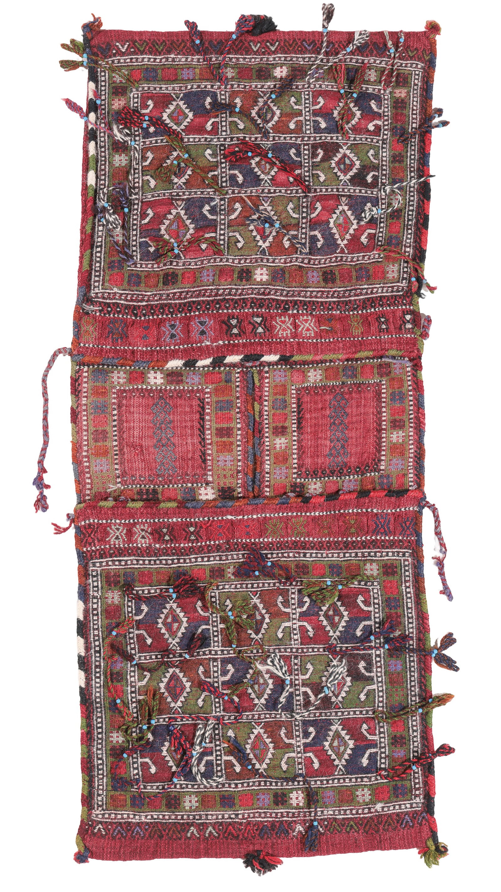 Central Anatolian Obruk Saddlebag, Turkey, Ca. 1900, 1'8'' x 3'7'' (1 of 4)