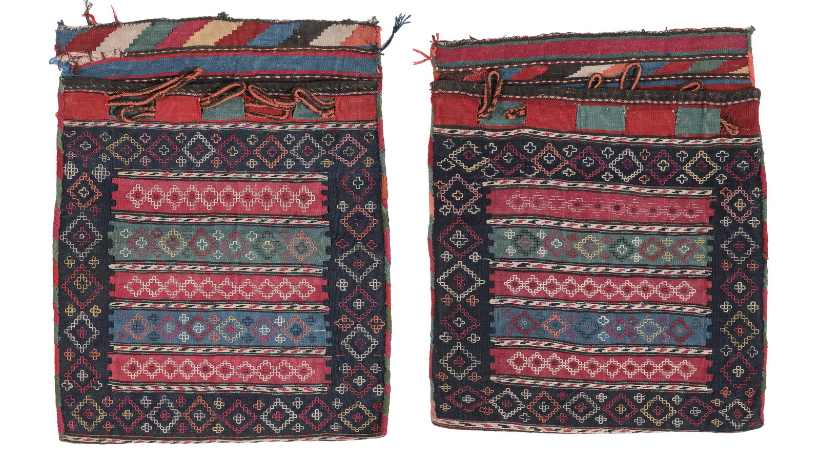 Pair of Erivan Kurd Saddlebag Halfs, Transcaucasus, Ca. 1880, Published: Wright/Wertime (1 of 9)