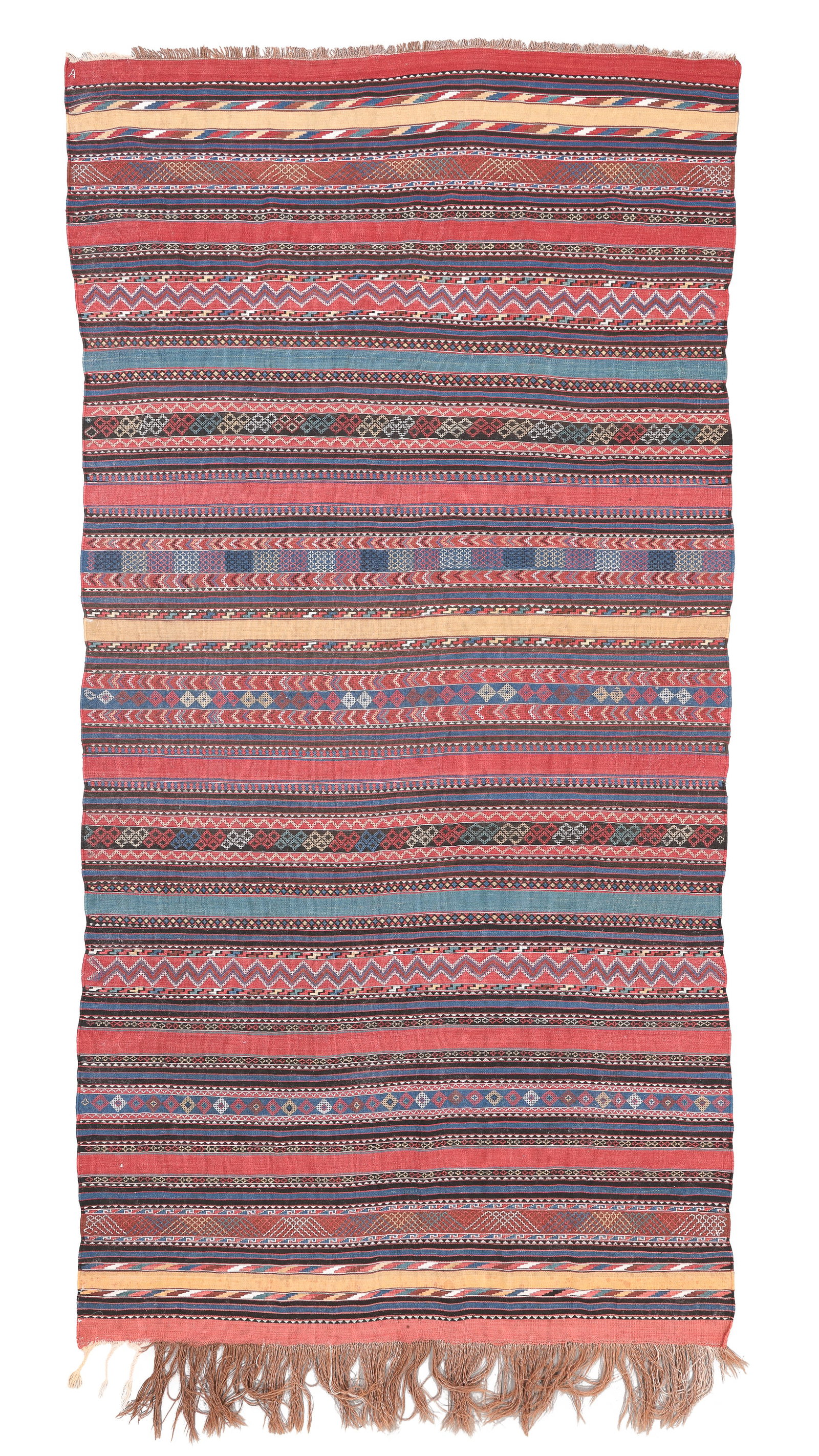 Fine Azeri Kilim, Baku District, Transcaucasus, Ca. 1875, 5'3'' x 10'4'' (1 of 5)