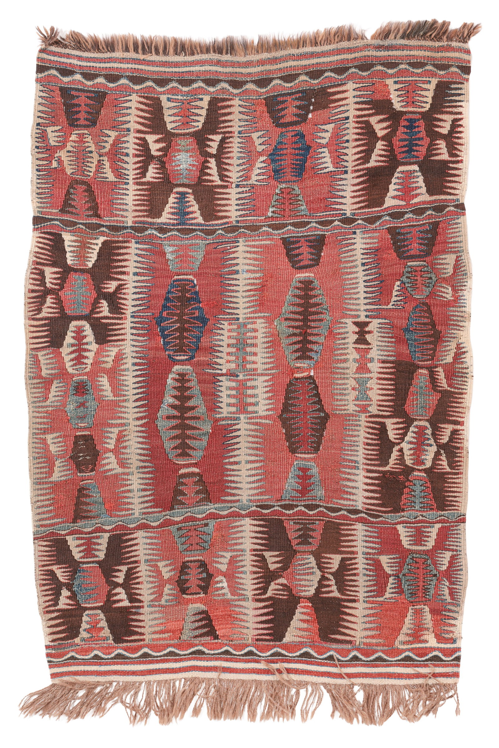 Taurus Mountain Kilim, Southern Anatolia, Ca. 1875, 2'10'' x 4'1'' (1 of 4)