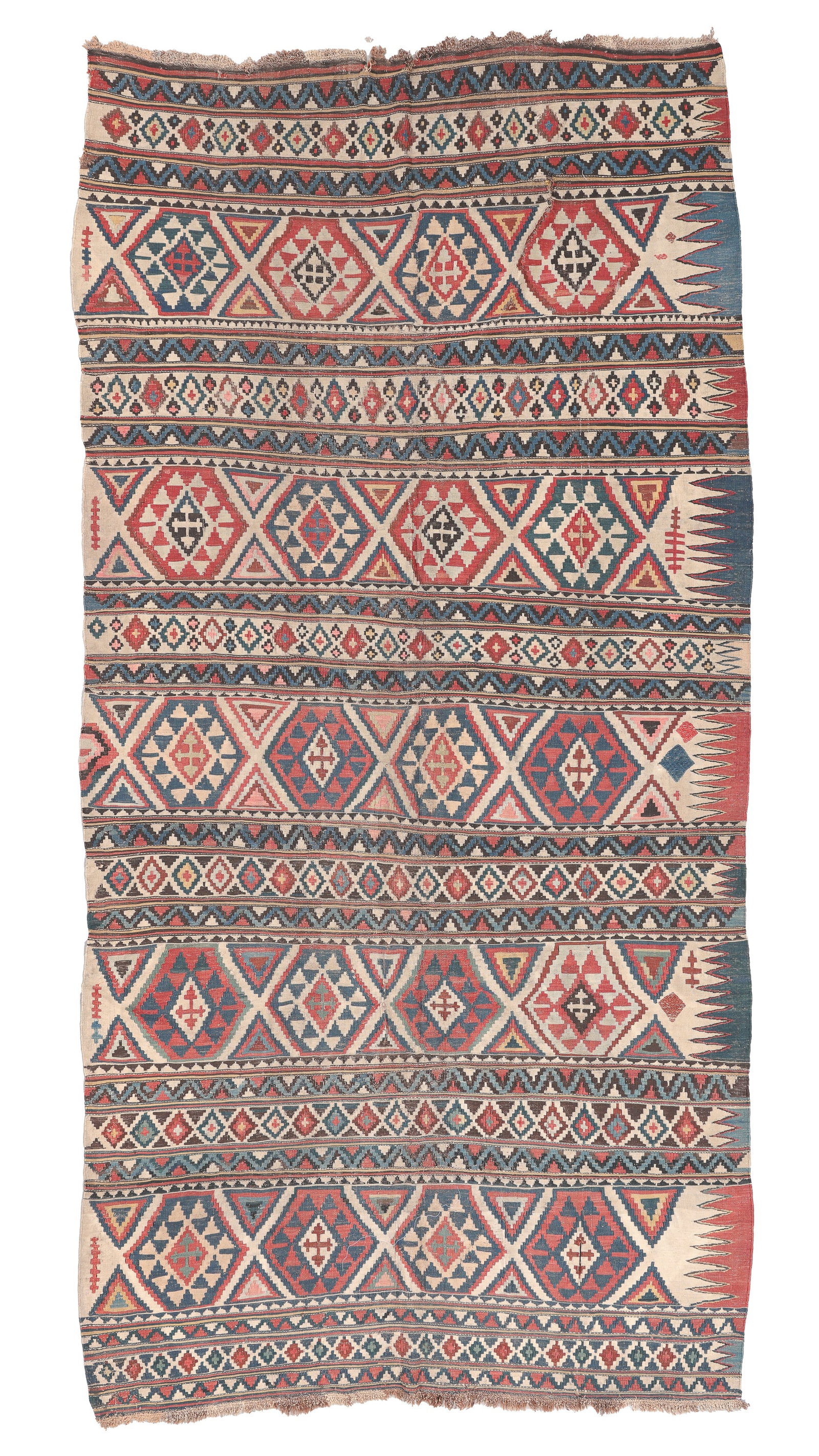 Shirvan Kilim, Caucasus, Ca. 1875, 5'5'' x 11'0'' (1 of 5)