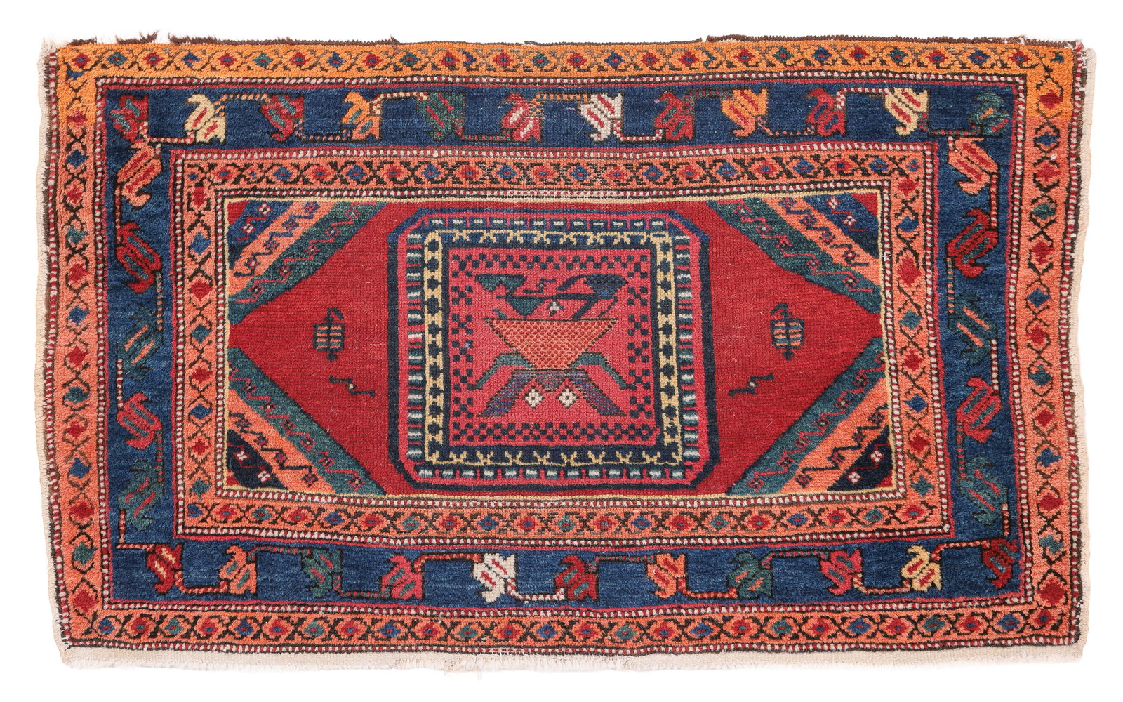 West Persian Rug, Early 20th C., 3'6'' x 2'1'' (1 of 6)