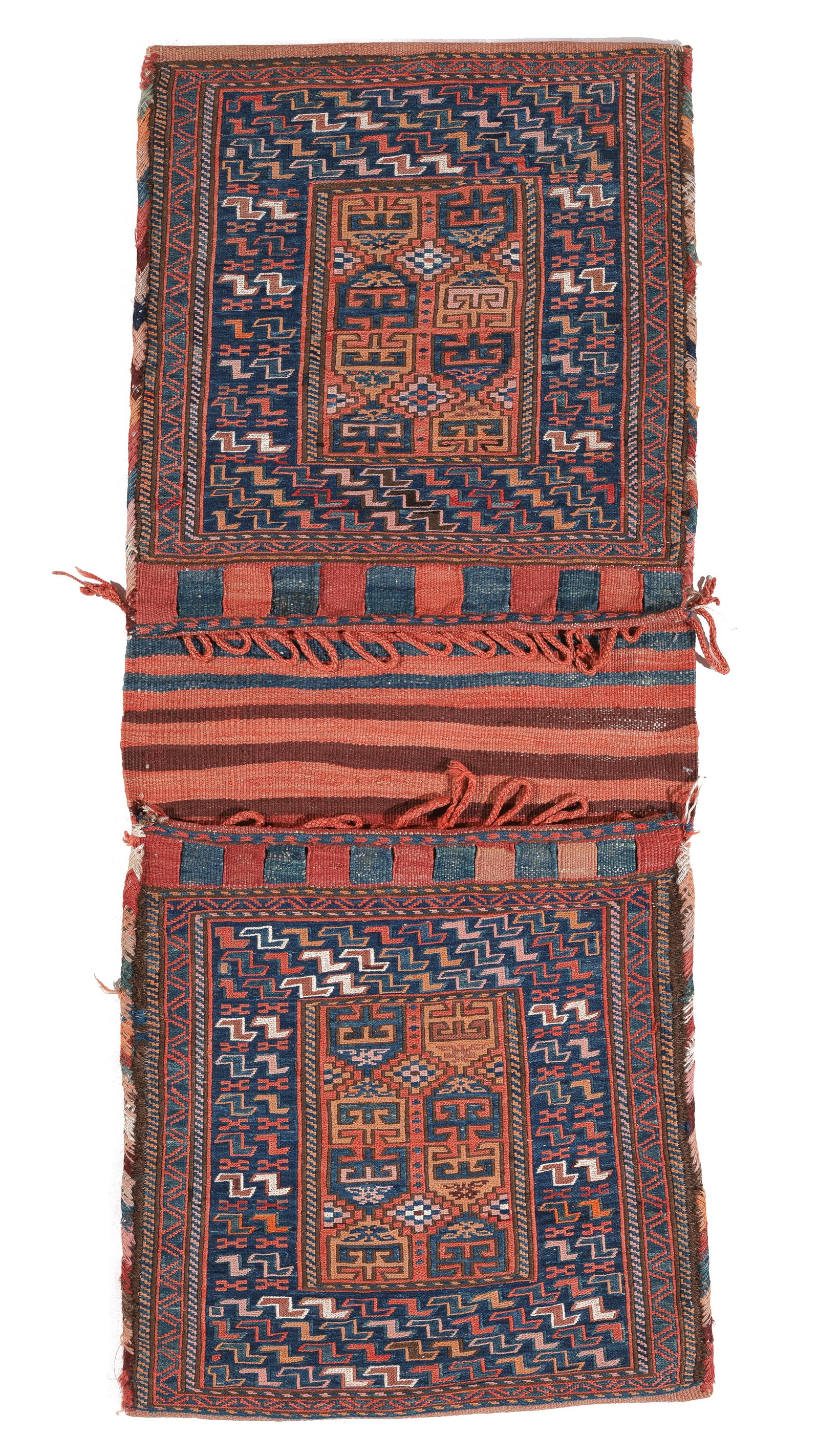 Sileh Sumak Double Saddlebag, Caucasus, Ca. 1900, 1'9'' x 4'2'' (1 of 5)