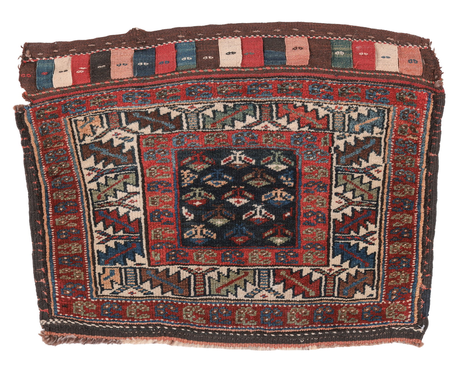 Veramin Bagface, Persia, Late 19th C., 1'11'' x 1'7'' (1 of 3)