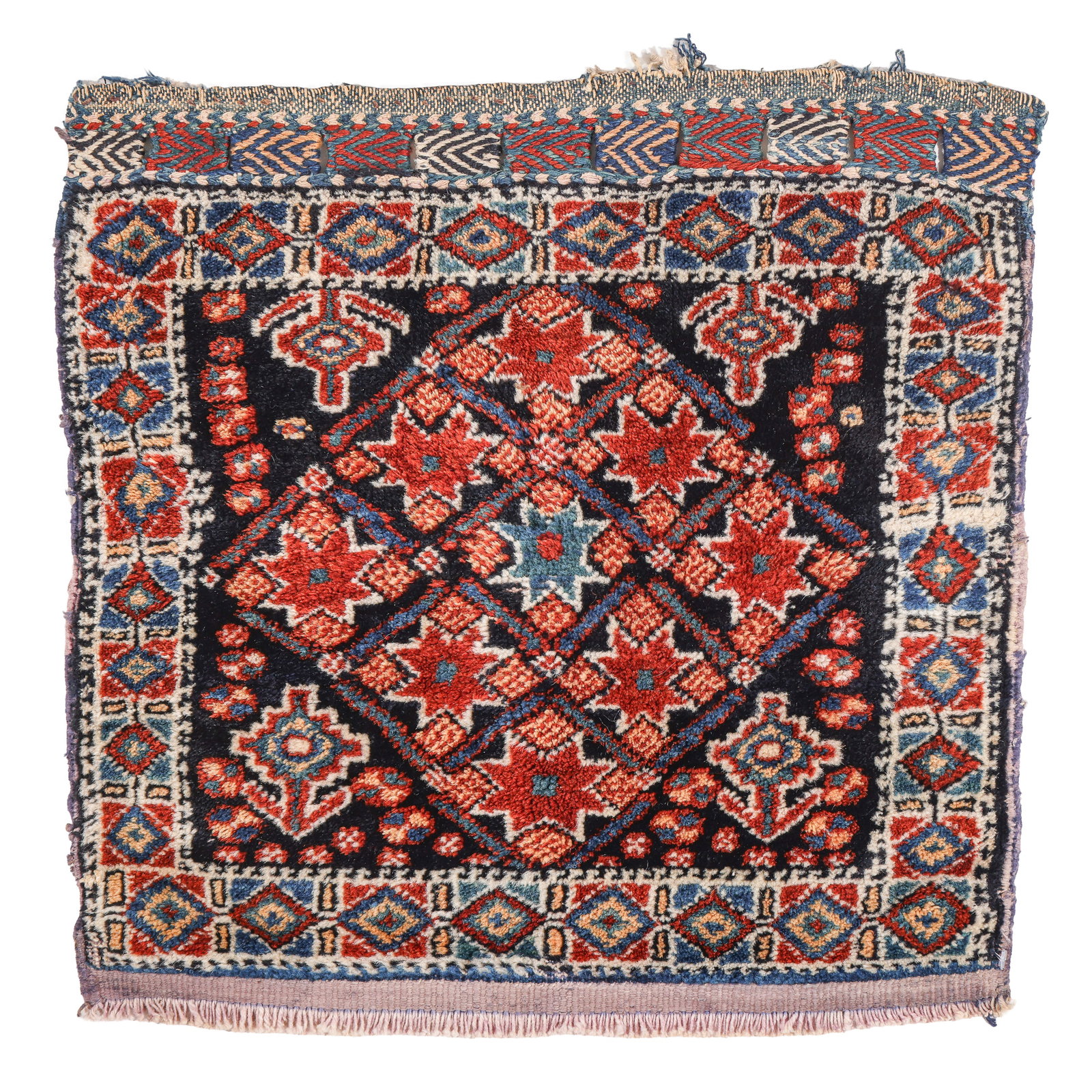 Luri Pille Bagface, Persia, Early 20th C., 1'7'' x 1'8'' (1 of 3)