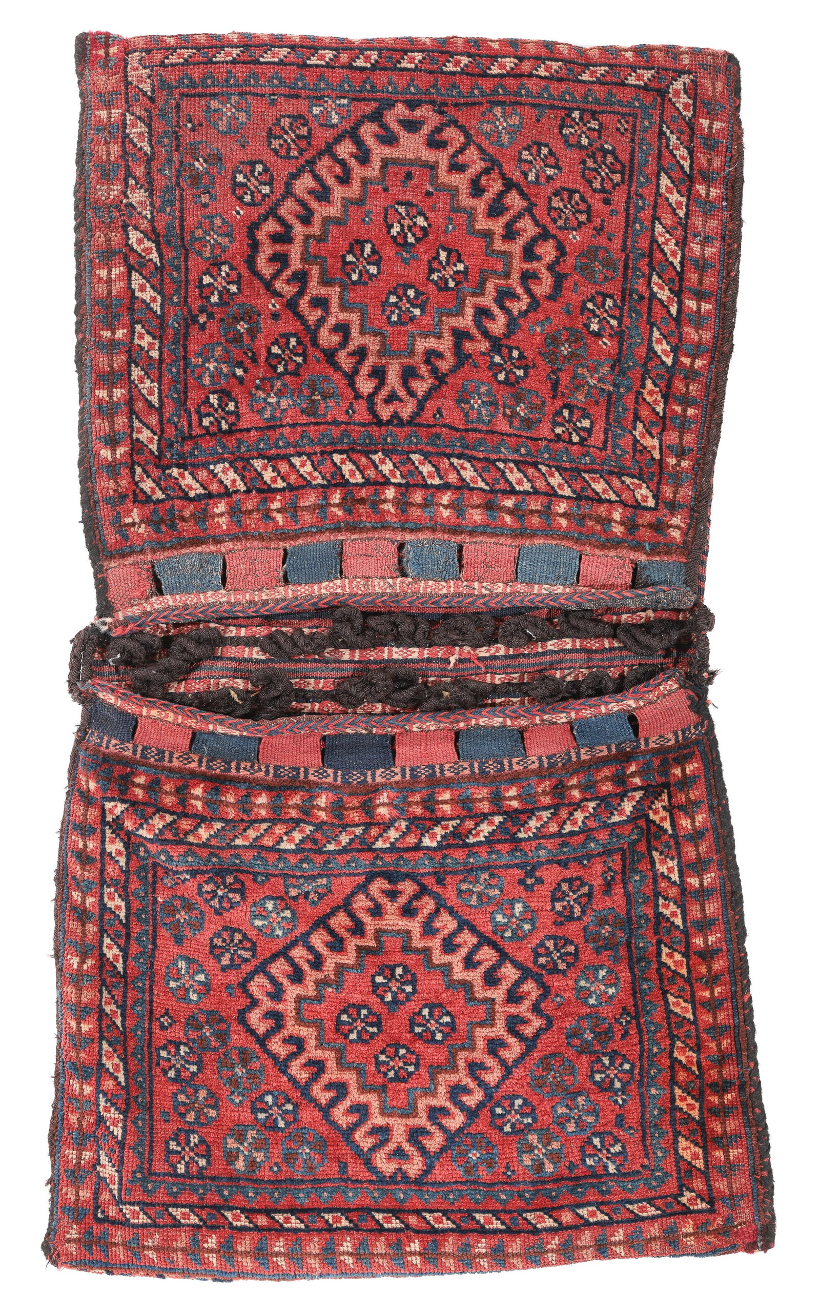 Lori Double Saddlebag, Persia, Ca. 1910, 2'3'' x 3'10'' (1 of 5)