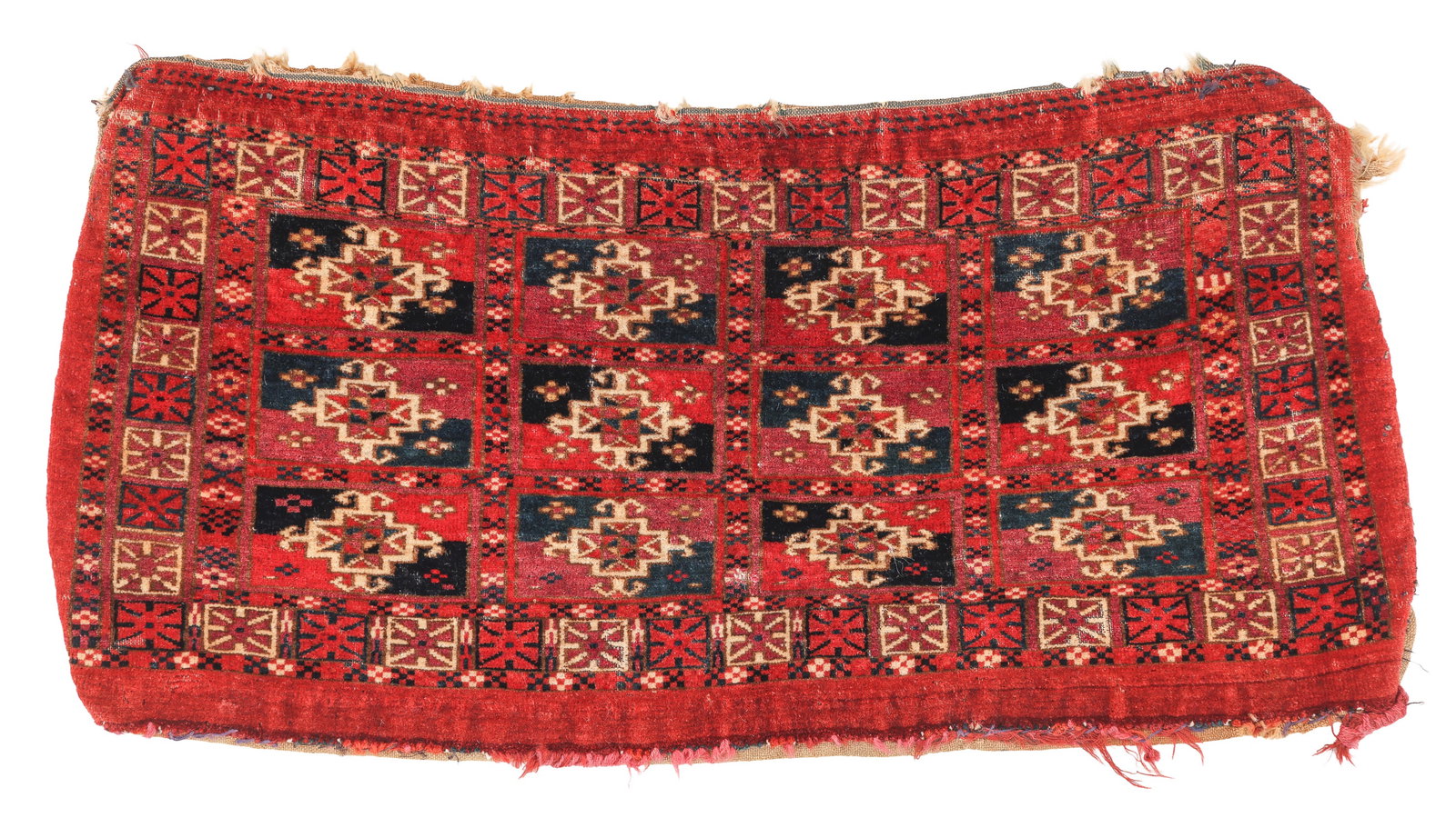 Tekke Turkmen Mafrash, Central Asia, 19th C., 2'4" x 1'2" (1 of 4)