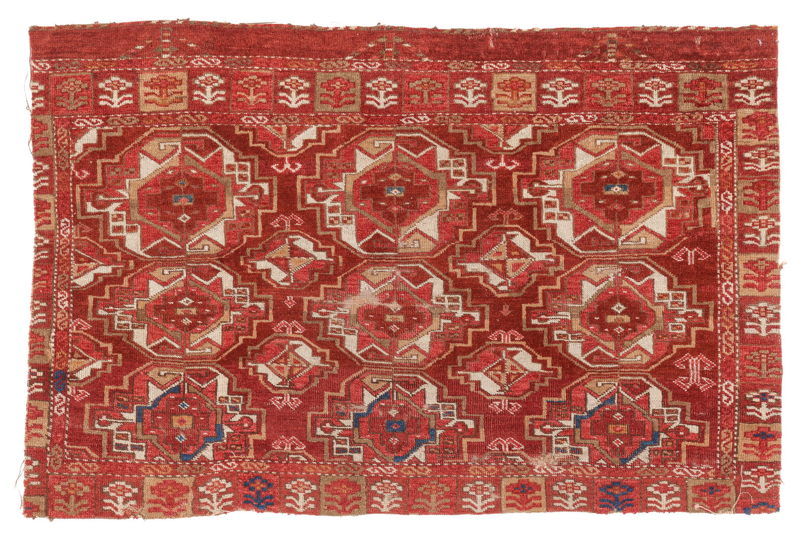 Chodor Chuval, Central Asia, 19th C., 3'5" x 2'3" (1 of 4)