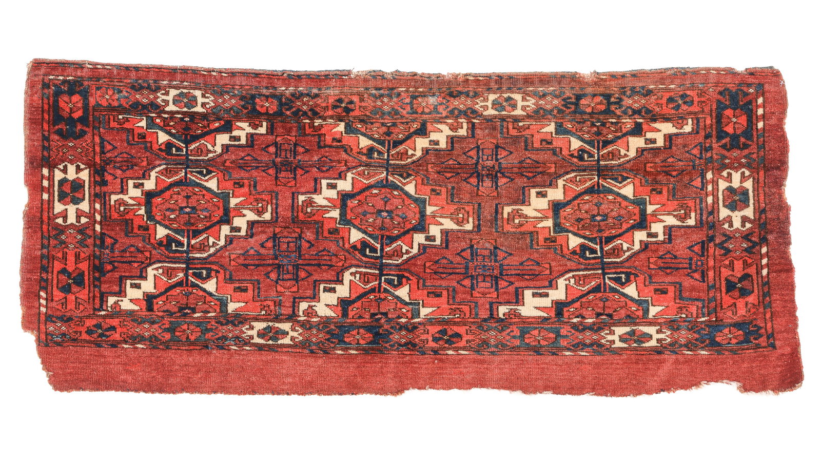 Eagle Group (?) Turkmen Torba, Central Asia, 19th C., 4' x 1'8" (1 of 4)