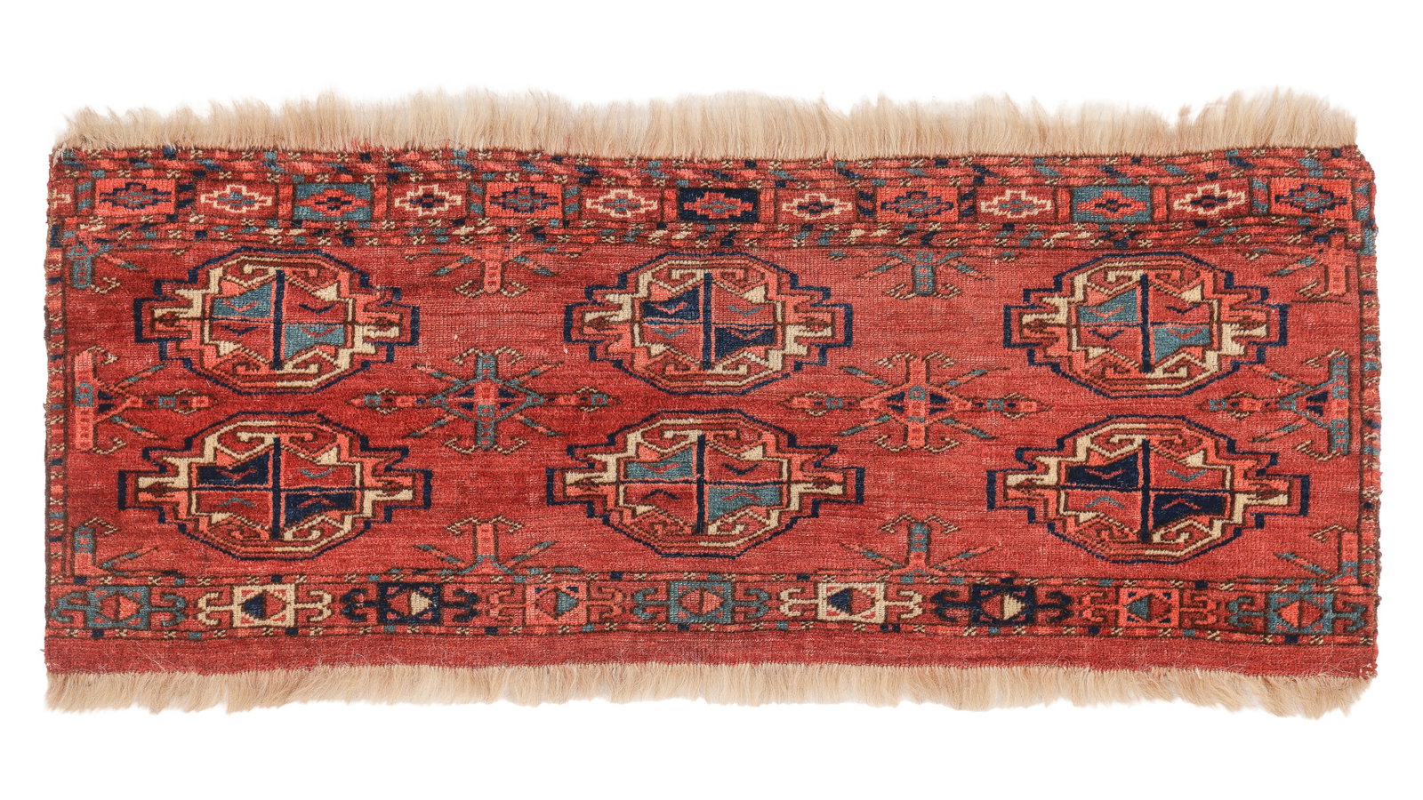 Yomut Mafrash, Central Asia, 19th C., 2'8" x 1' (1 of 4)