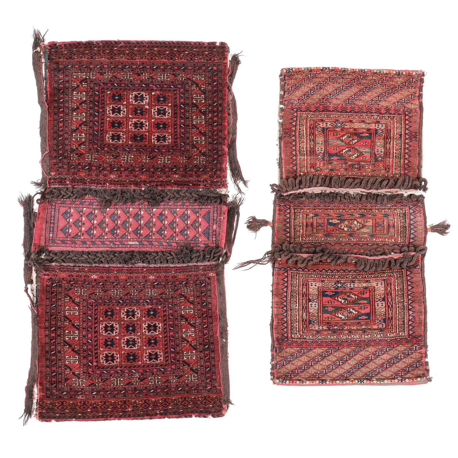 Two Yomud Double Saddlebags, Central Asia, Ca. 1900 (1 of 6)
