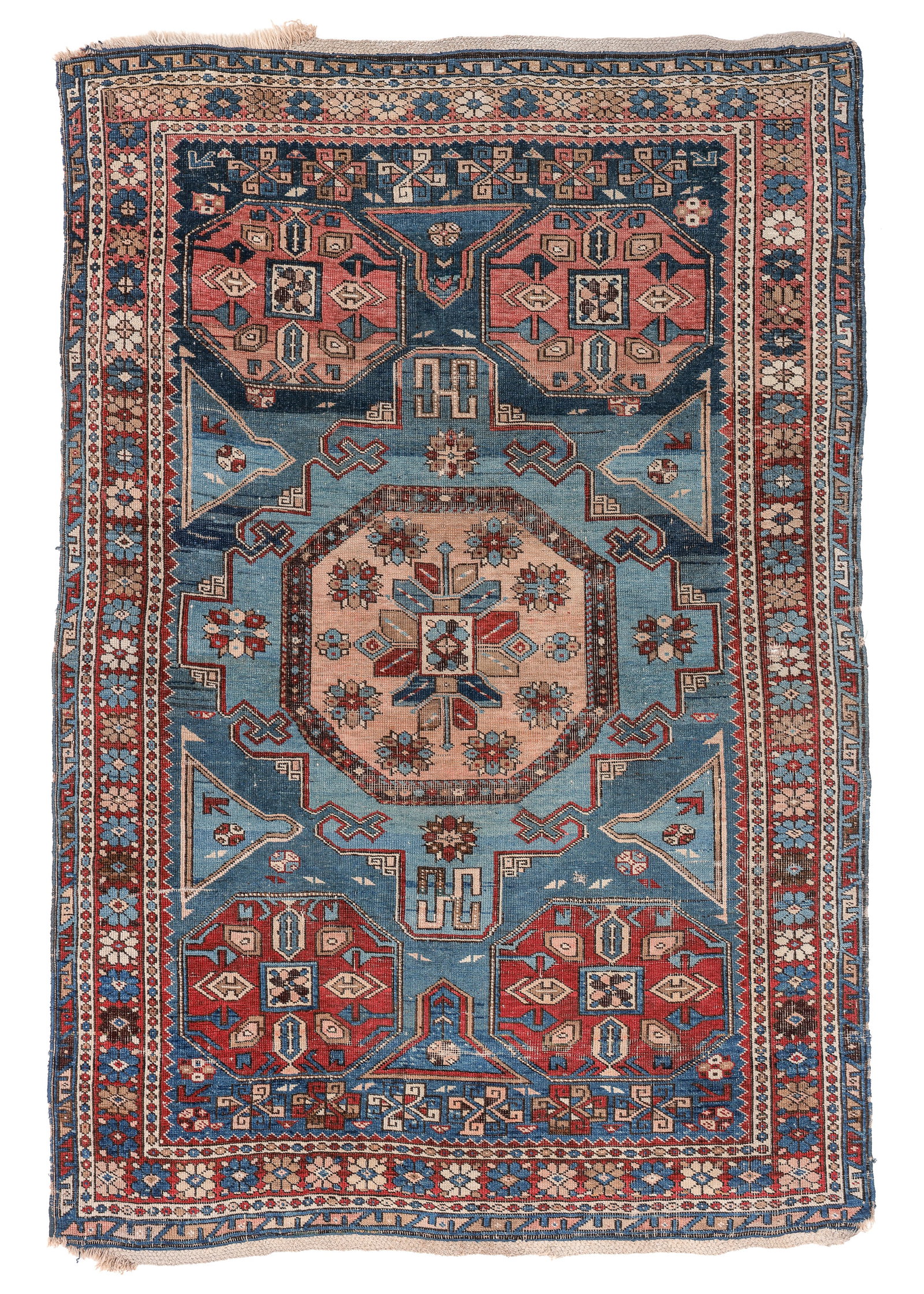 Kuba Rug, Caucasus, Late 19th C., 3'9'' x 5'8'' (1 of 6)