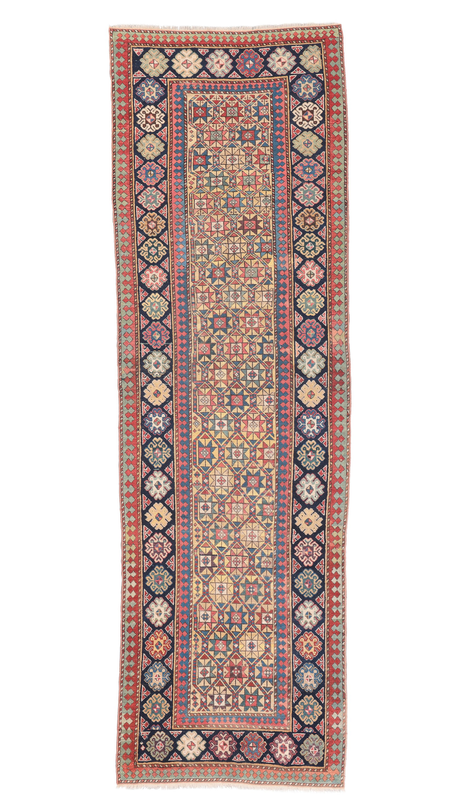 Shirvan Rug, Caucasus, Ca. 1880, 3'8'' x 11'6'' (1 of 8)