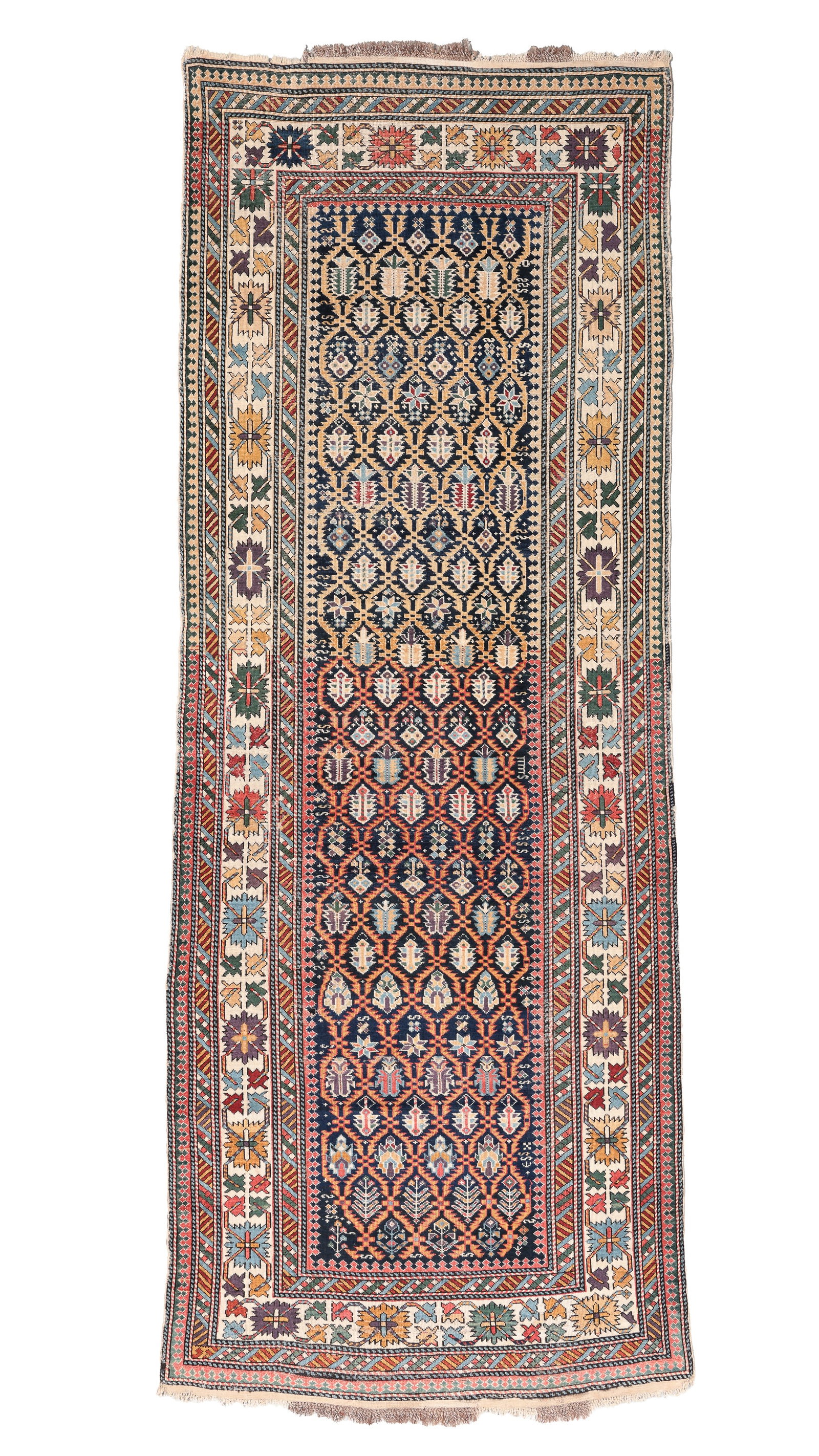 Shirvan Rug, Caucasus, Ca. 1880, 3'10'' x 10'4'' (1 of 7)