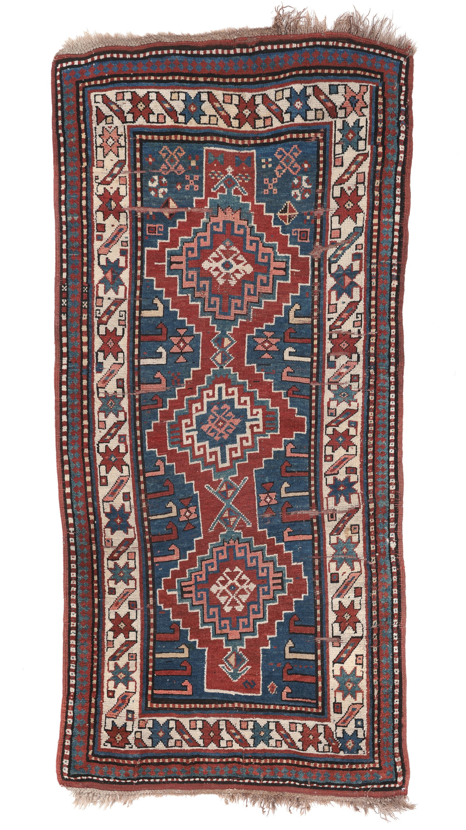 Kazak Rug, Caucasus, Late 19th C., 3'0'' x 6'5'' (1 of 6)