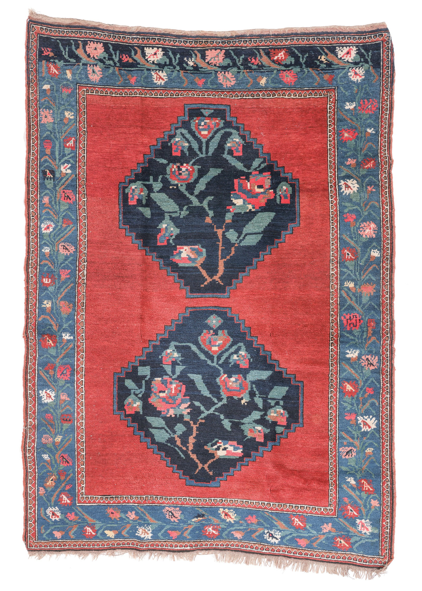 Armenian Village Rug, Karabagh, Caucasus, Early 20th C., 4'8'' x 6'7' (1 of 6)