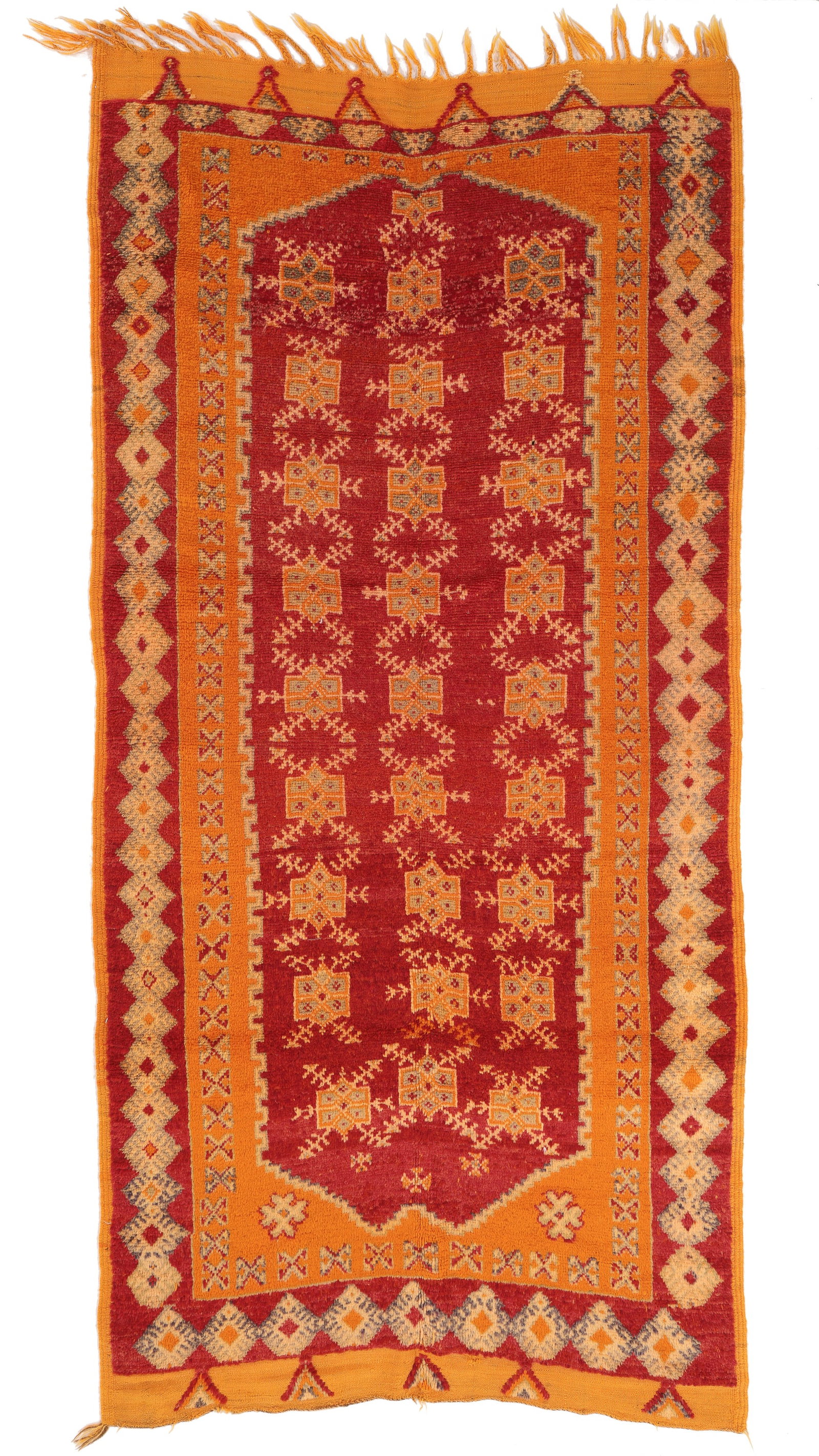 Moroccan Rug, Mid 20th C., 4'5'' x 9'3'' (1 of 6)