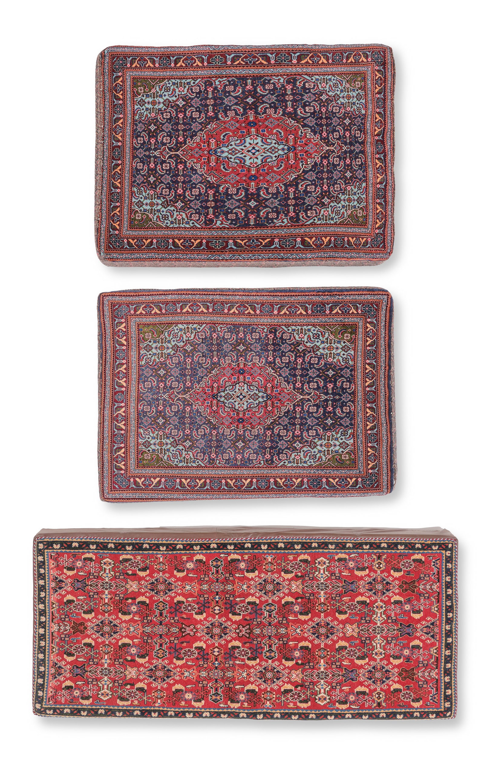Group of 3 Persian Stuffed Floor Cushions (1 of 10)