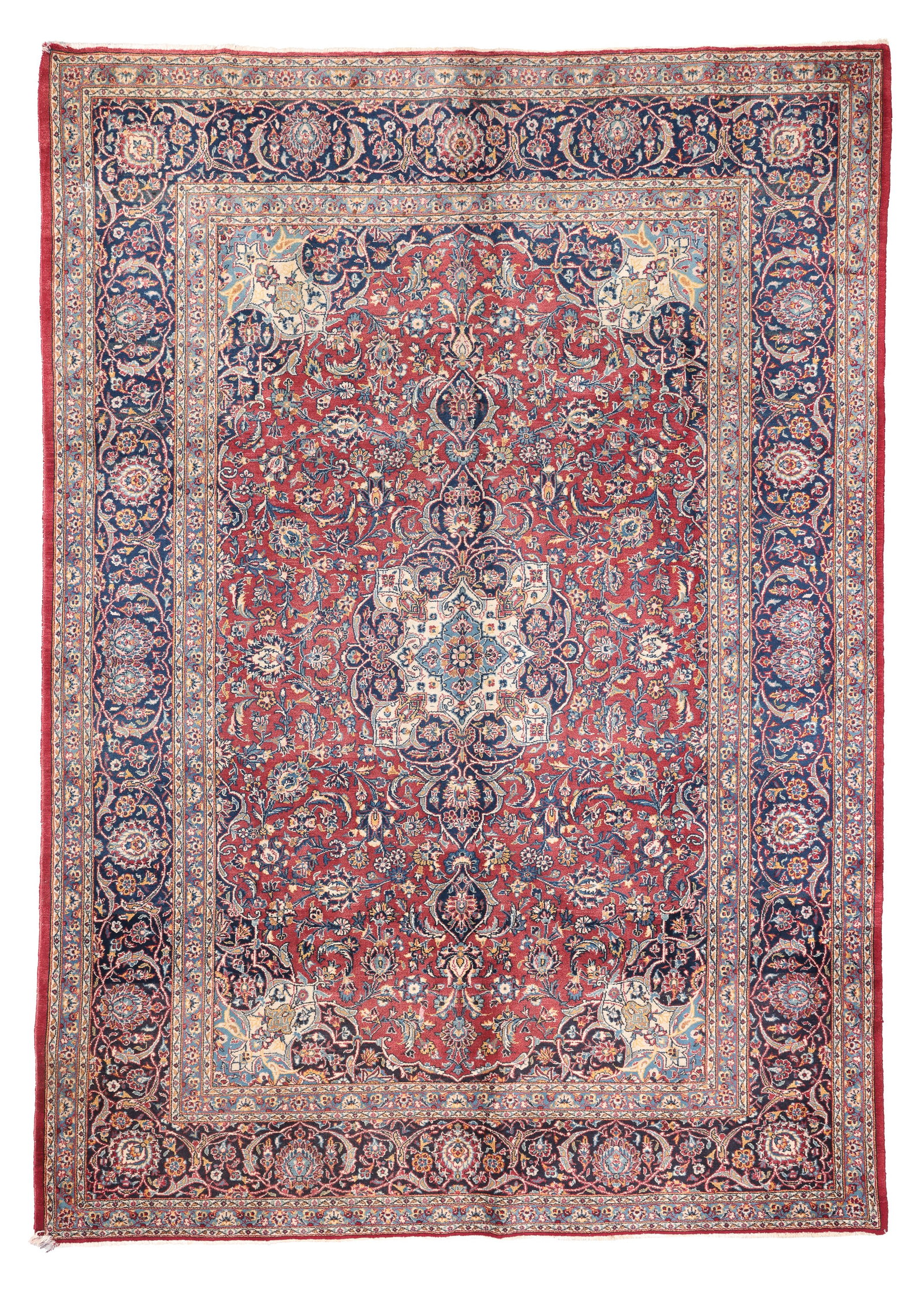 Kashan Rug, Persia, Mid 20th C., 7'0'' x 9'10'' (1 of 9)
