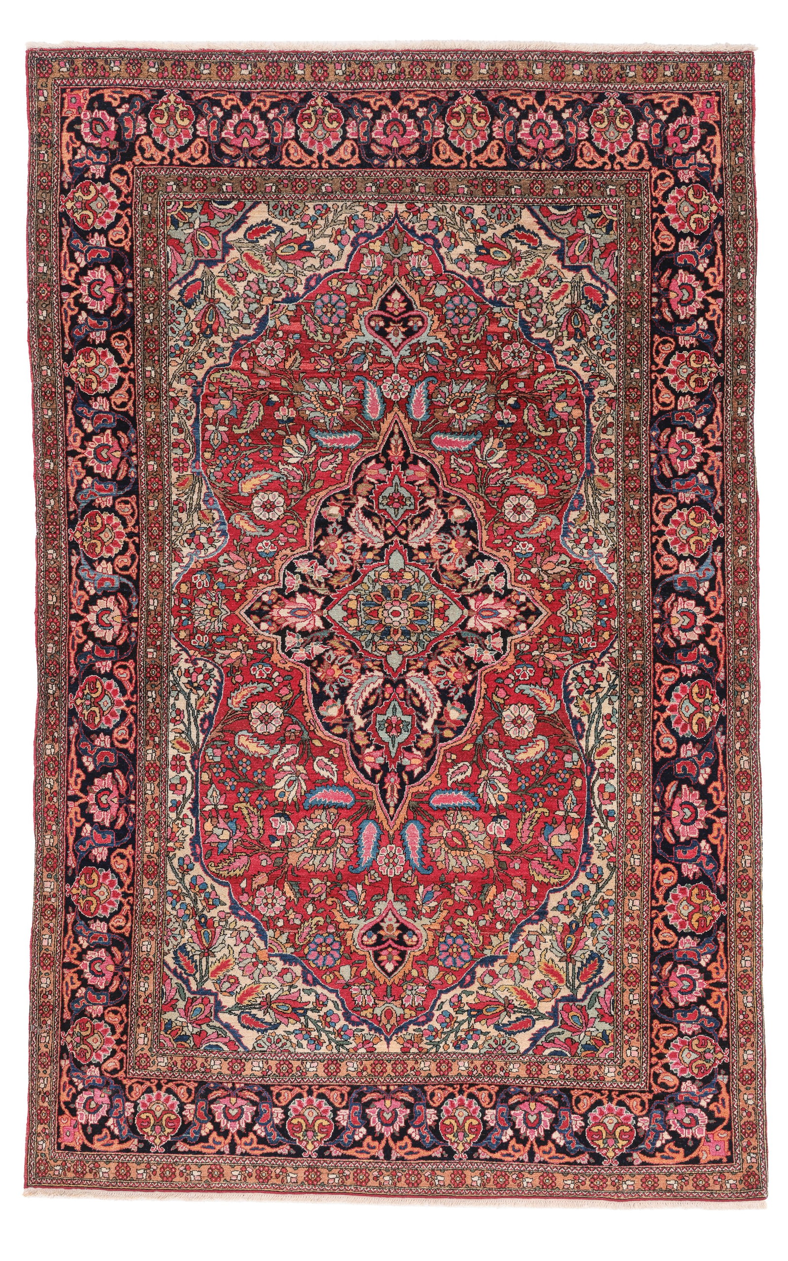 Isfahan Rug, Persia, Ca. 1900, 4'6'' x 7'3'' (1 of 6)