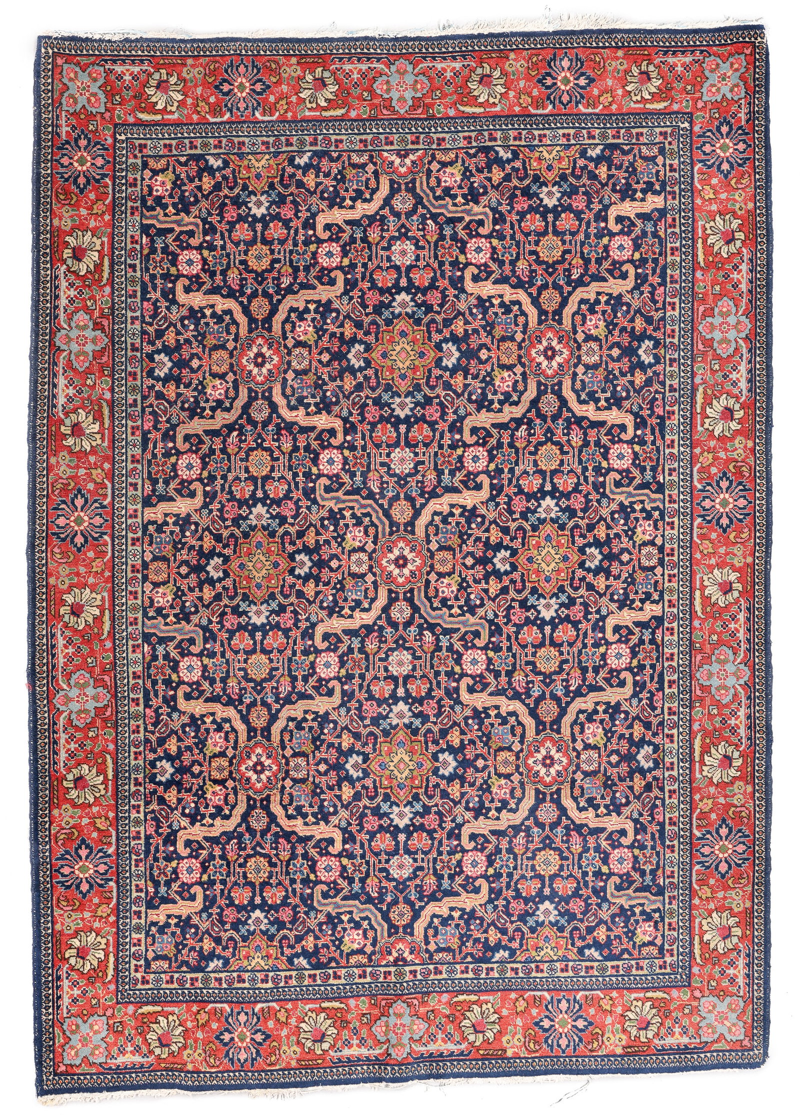Tabriz Rug, Persia, Ca. 1940, 4'10'' x 6'9'': Tabriz Rug, Persia, Ca. 1940, 4'10'' x 6'9'' (147 x 206 cm). Weight: 18 lbs. Material: wool pile, cotton warp, cotton weft.